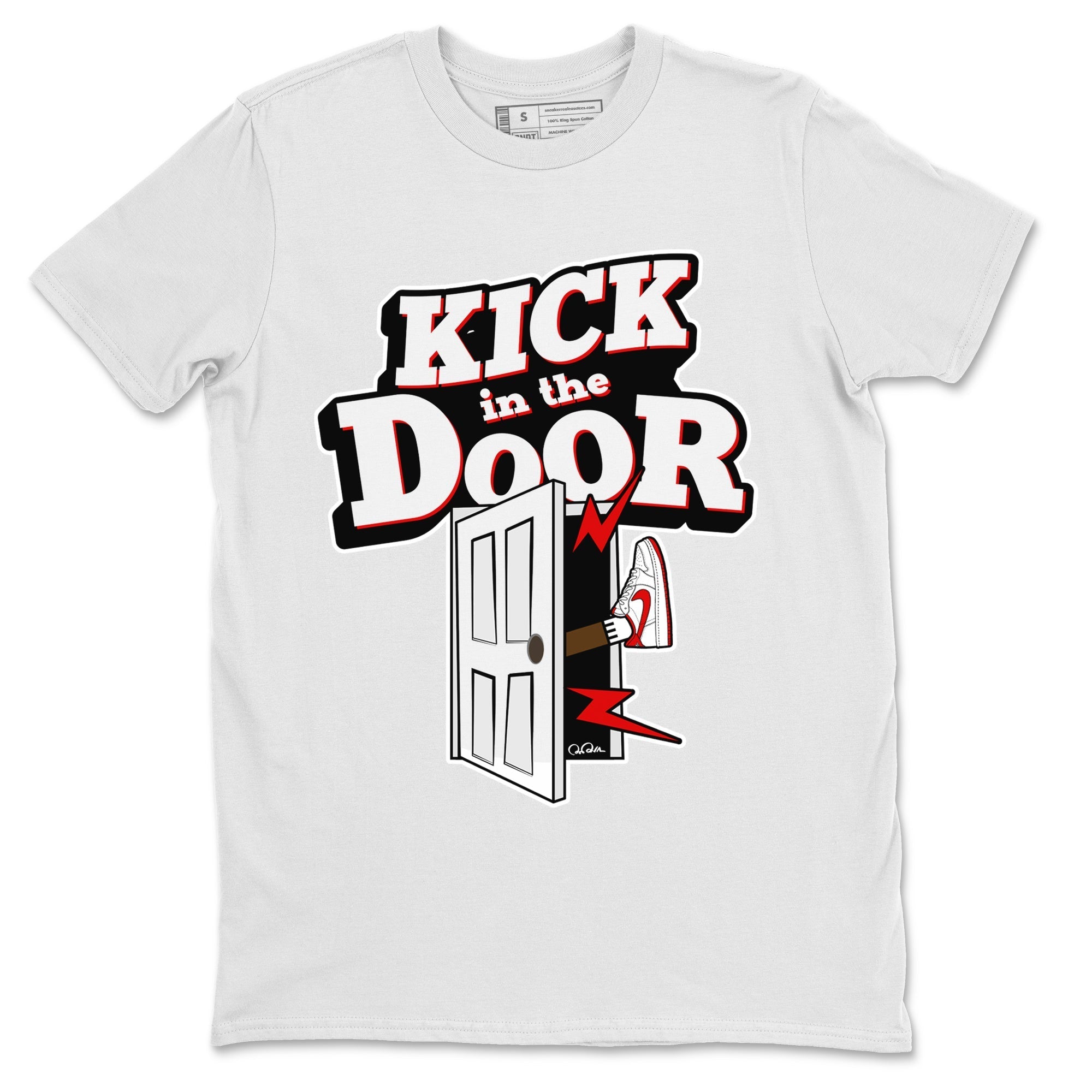 Kick In The Door snkmatch Tee - Air Jordan 1 University Red