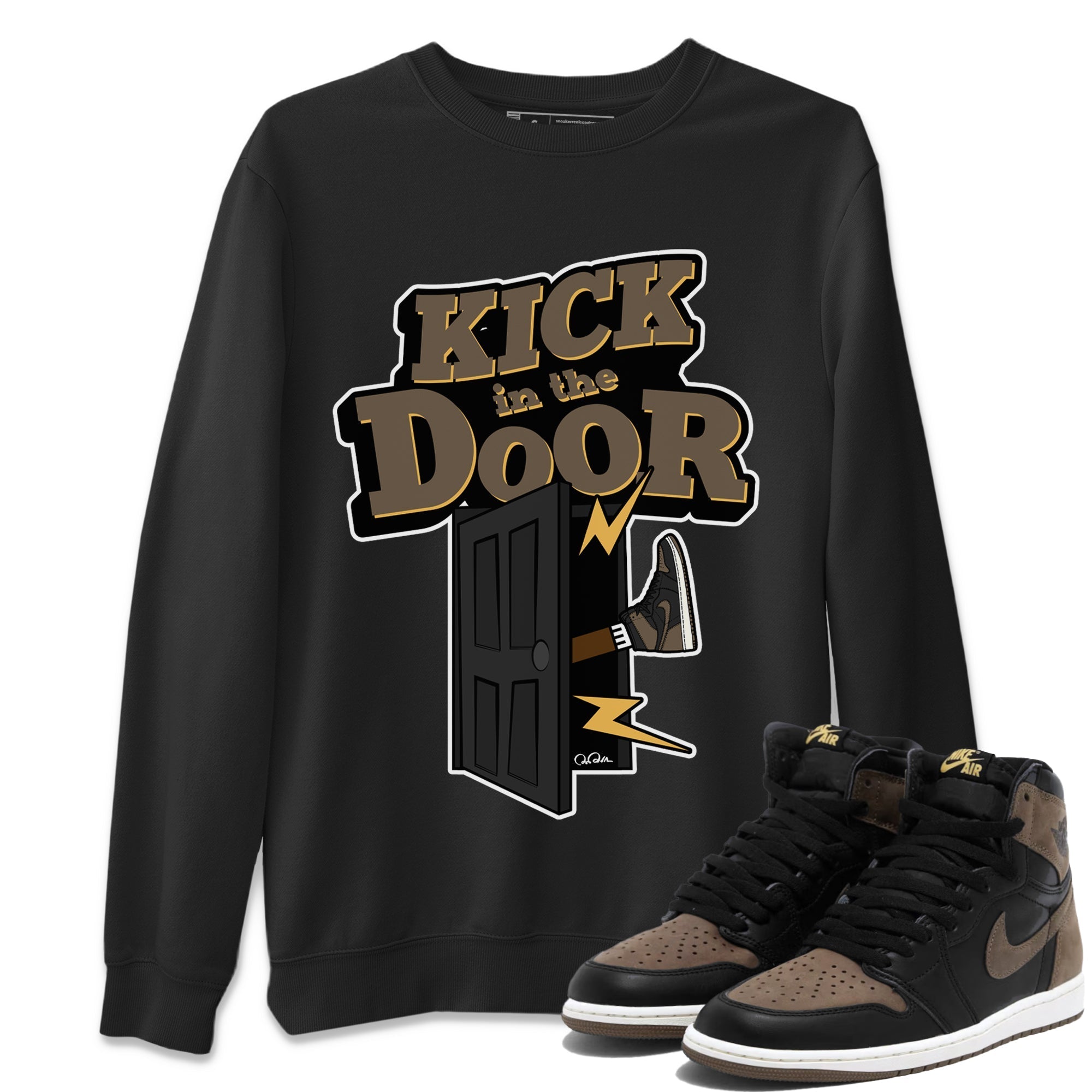 Kick In The Door snkmatch Tee - Air Jordan 1 Palomino