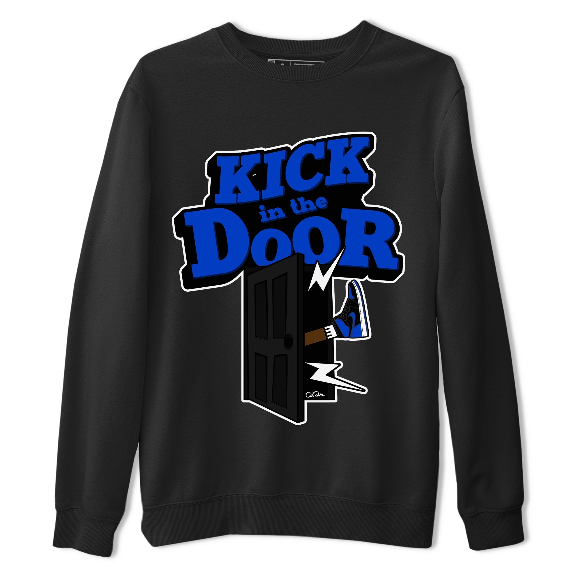 Kick In The Door snkmatch Tee - Air Jordan 1 Royal Reimagined