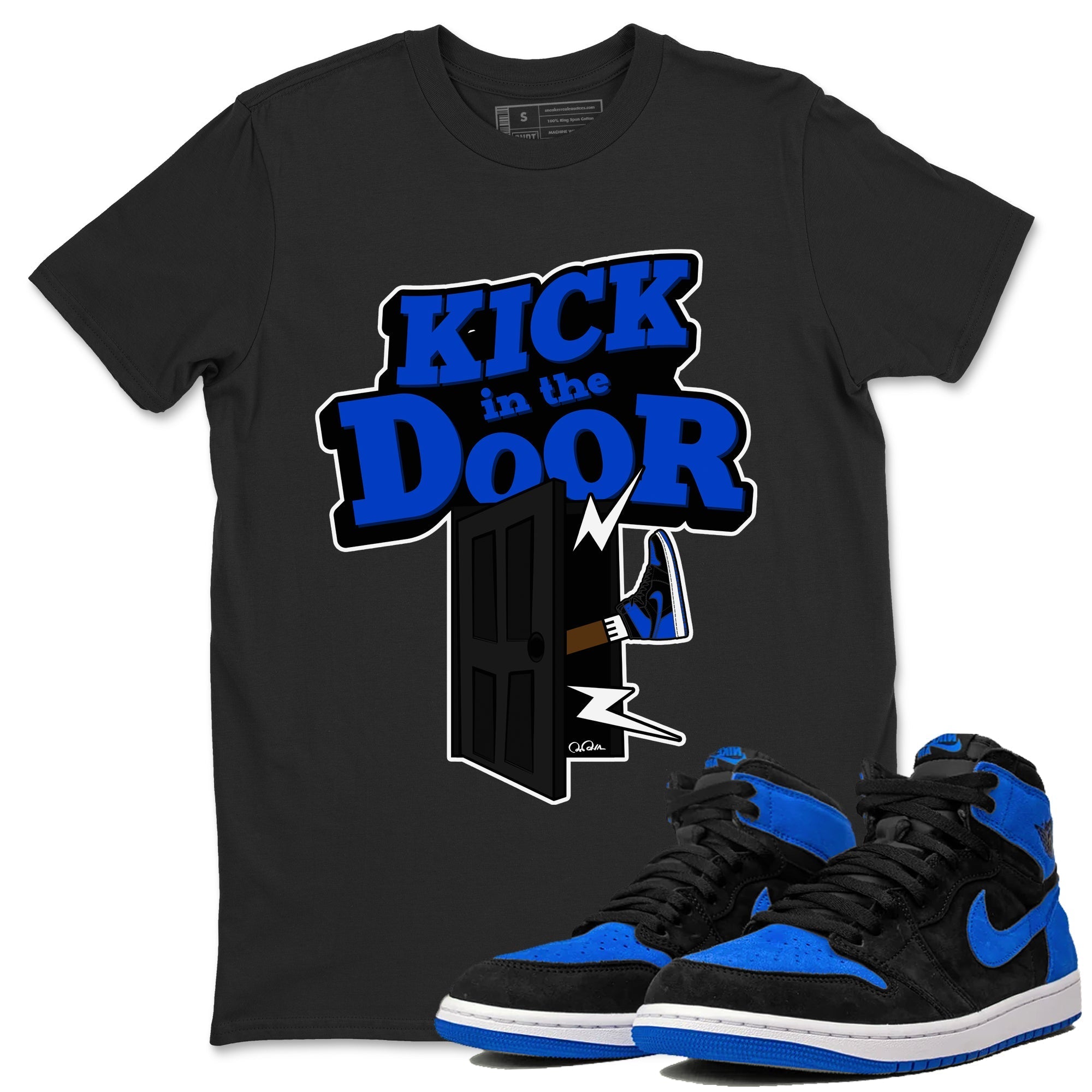 Kick In The Door snkmatch Tee - Air Jordan 1 Royal Reimagined