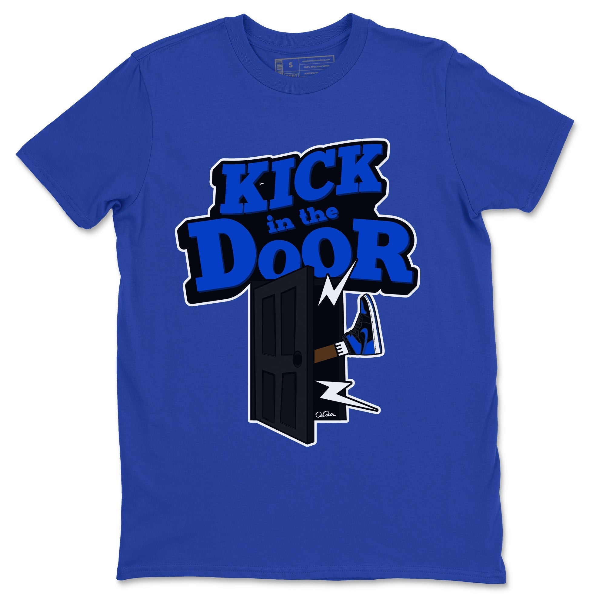 Kick In The Door snkmatch Tee - Air Jordan 1 Royal Reimagined