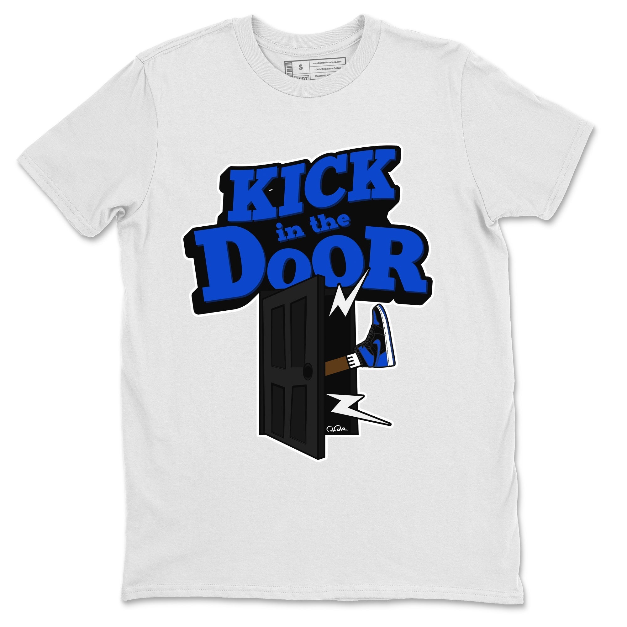 Kick In The Door snkmatch Tee - Air Jordan 1 Royal Reimagined