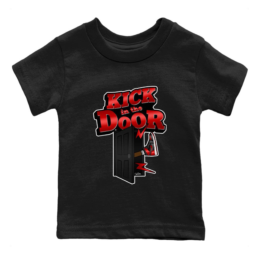 Kick In The Door Kids Tops - Air Jordan 1 Satin Bred