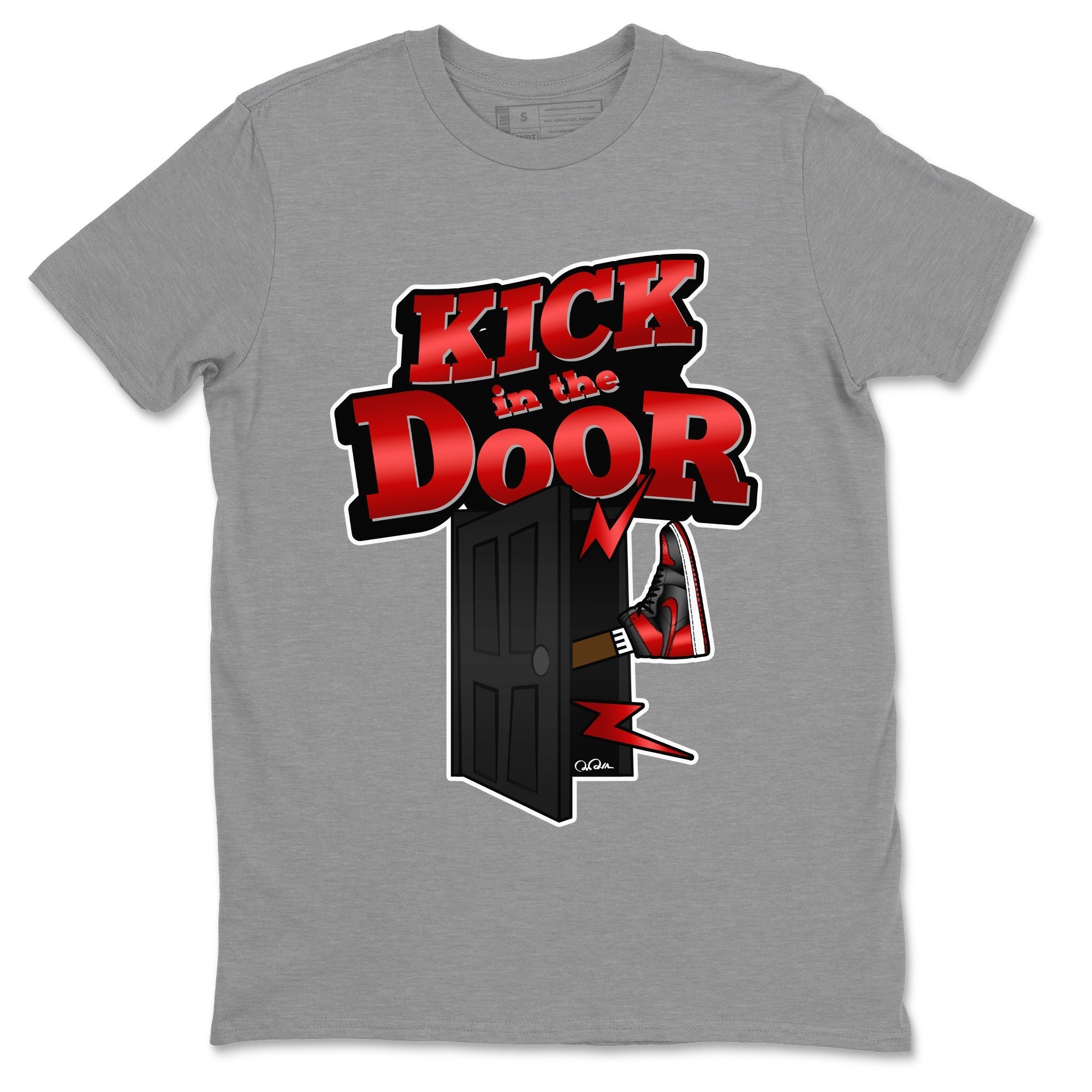 Kick In The Door Unisex Tops - Air Jordan 1 Satin Bred