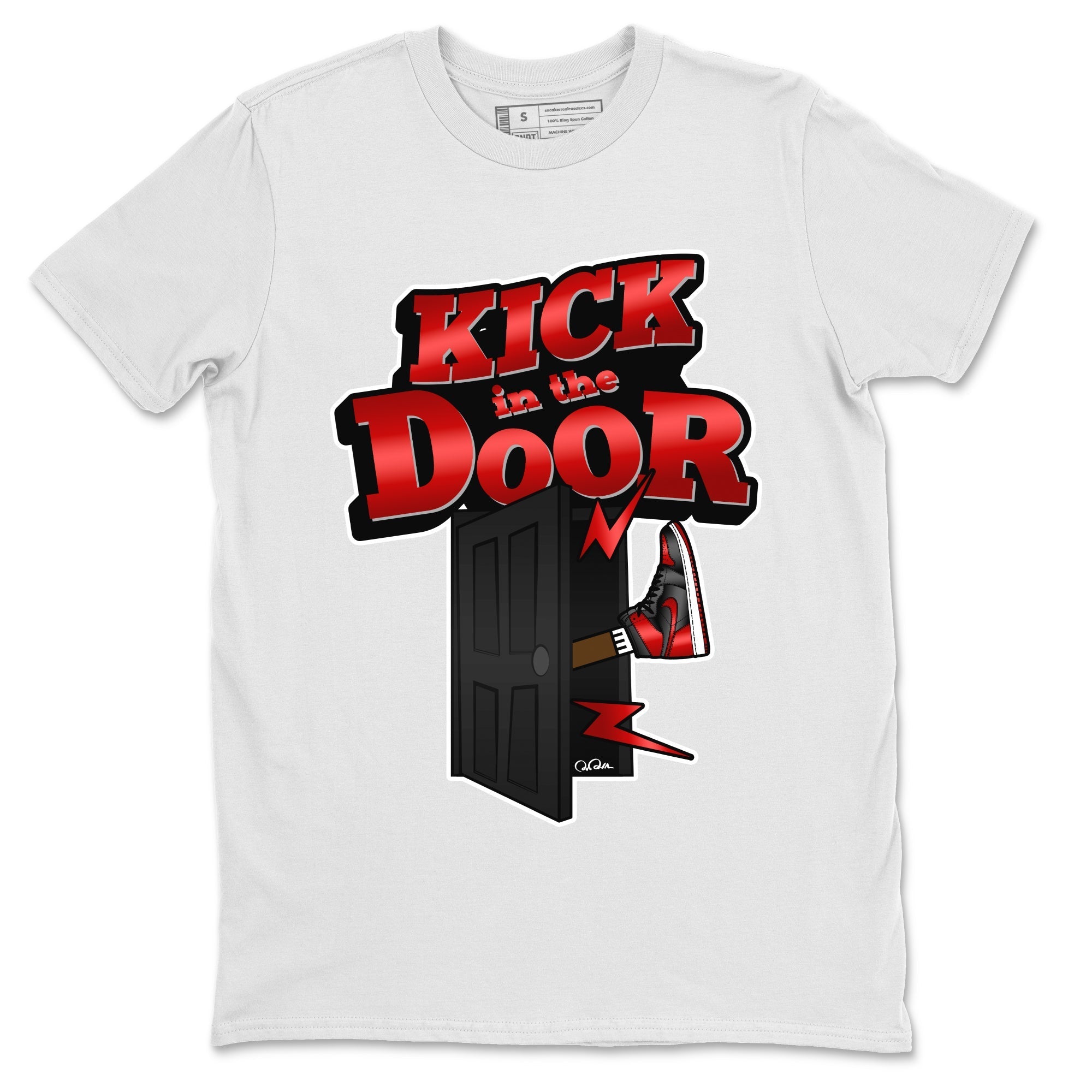 Kick In The Door Unisex Tops - Air Jordan 1 Satin Bred