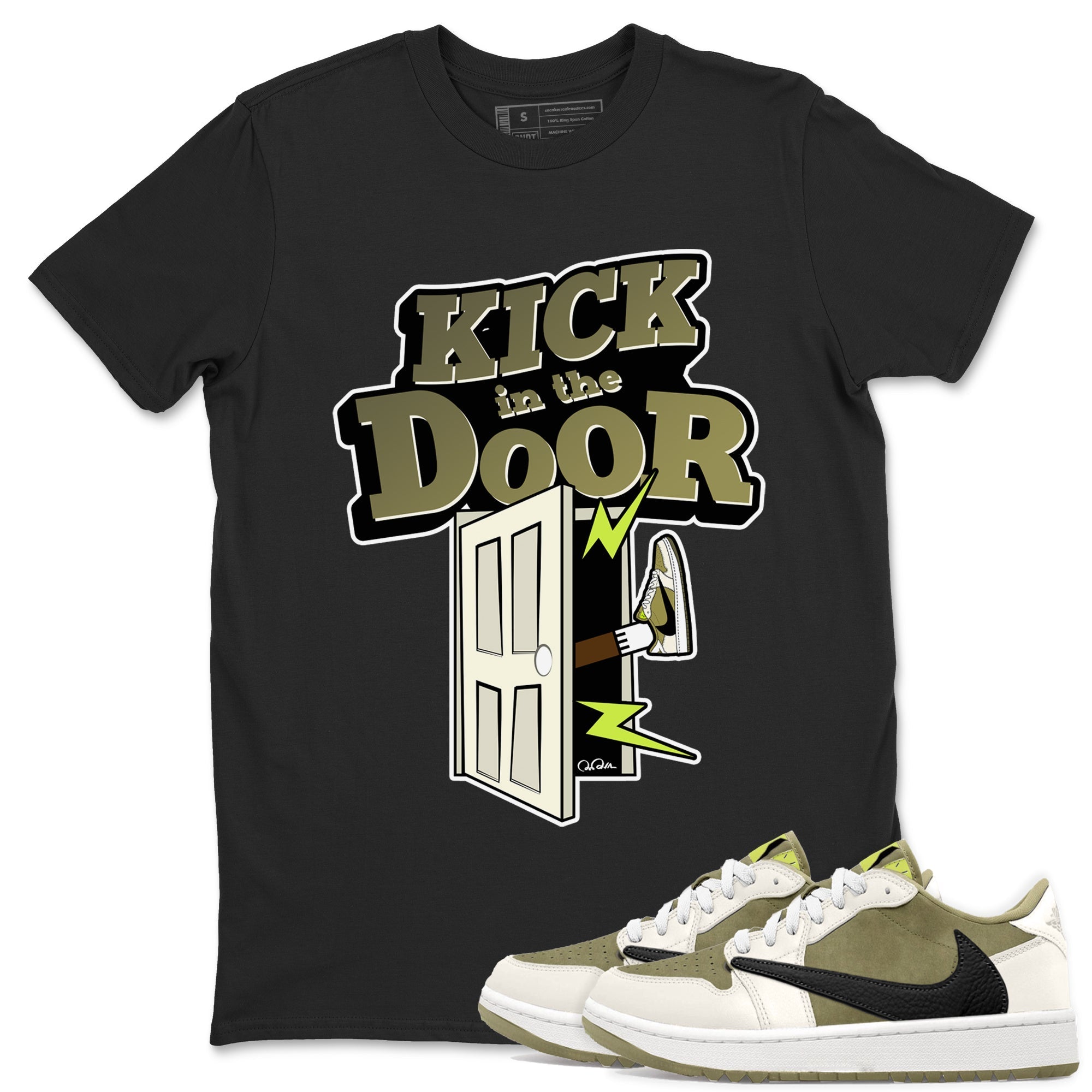 Kick In The Door snkmatch Tee - Air Jordan 1 Travis Scott Golf