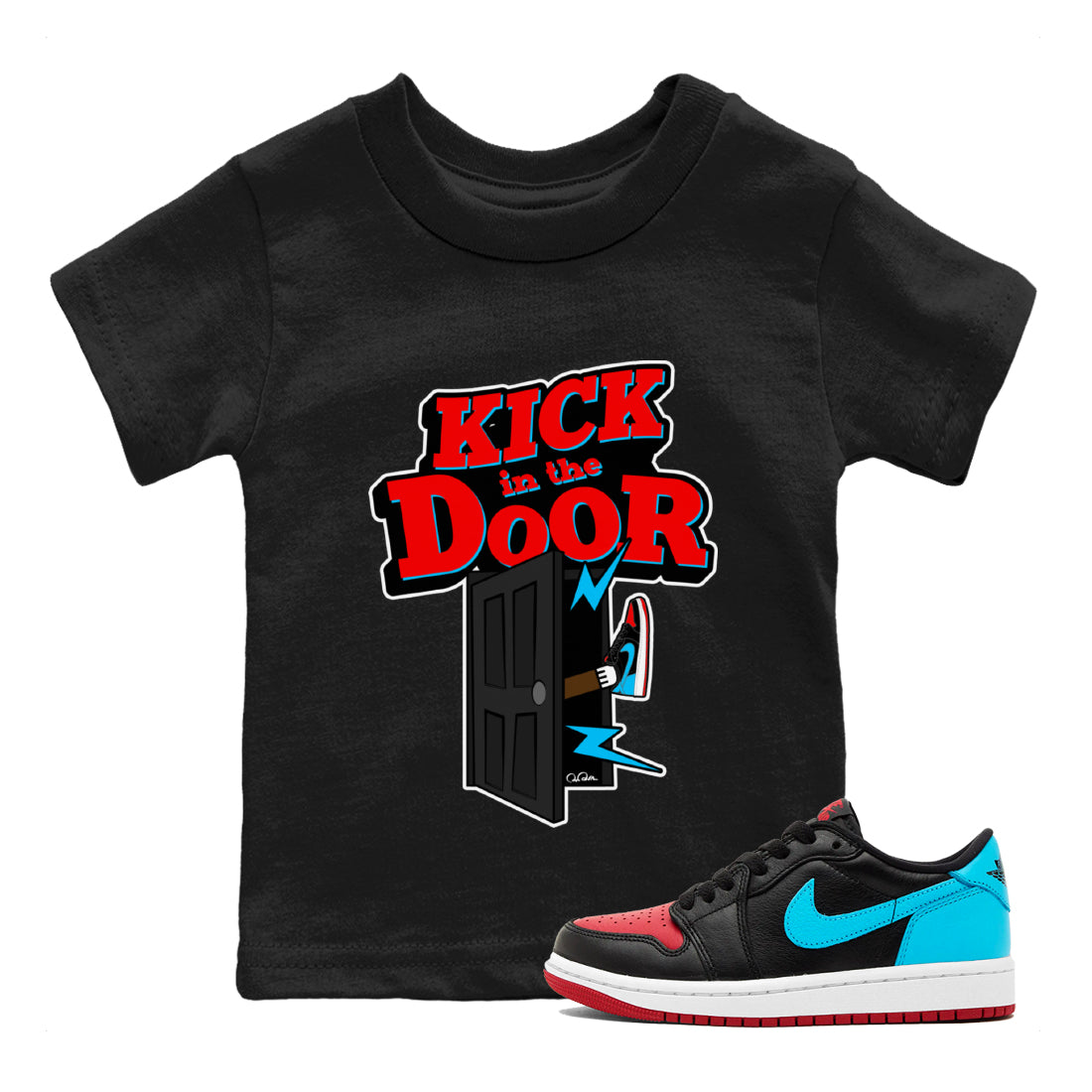 Kick In The Door Kids Tops - Air Jordan 1 UNC to Chicago