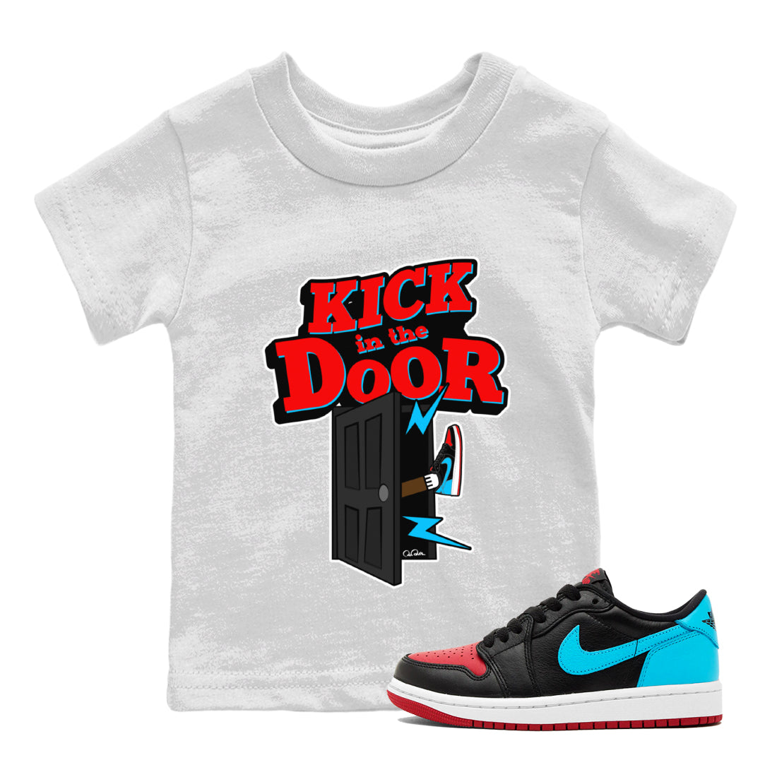 Kick In The Door Kids Tops - Air Jordan 1 UNC to Chicago