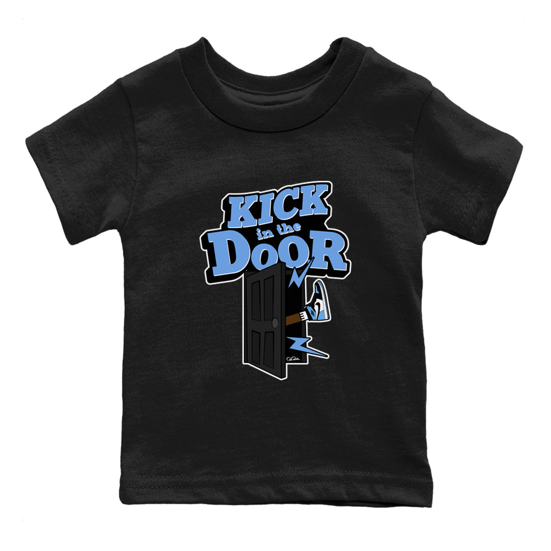 Kick In The Door Kids Tops - Air Jordan 1 UNC Toe