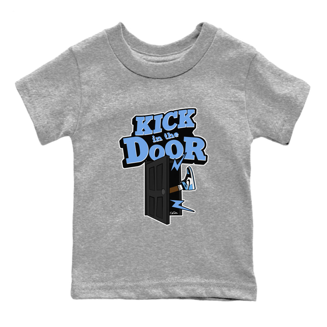 Kick In The Door Kids Tops - Air Jordan 1 UNC Toe