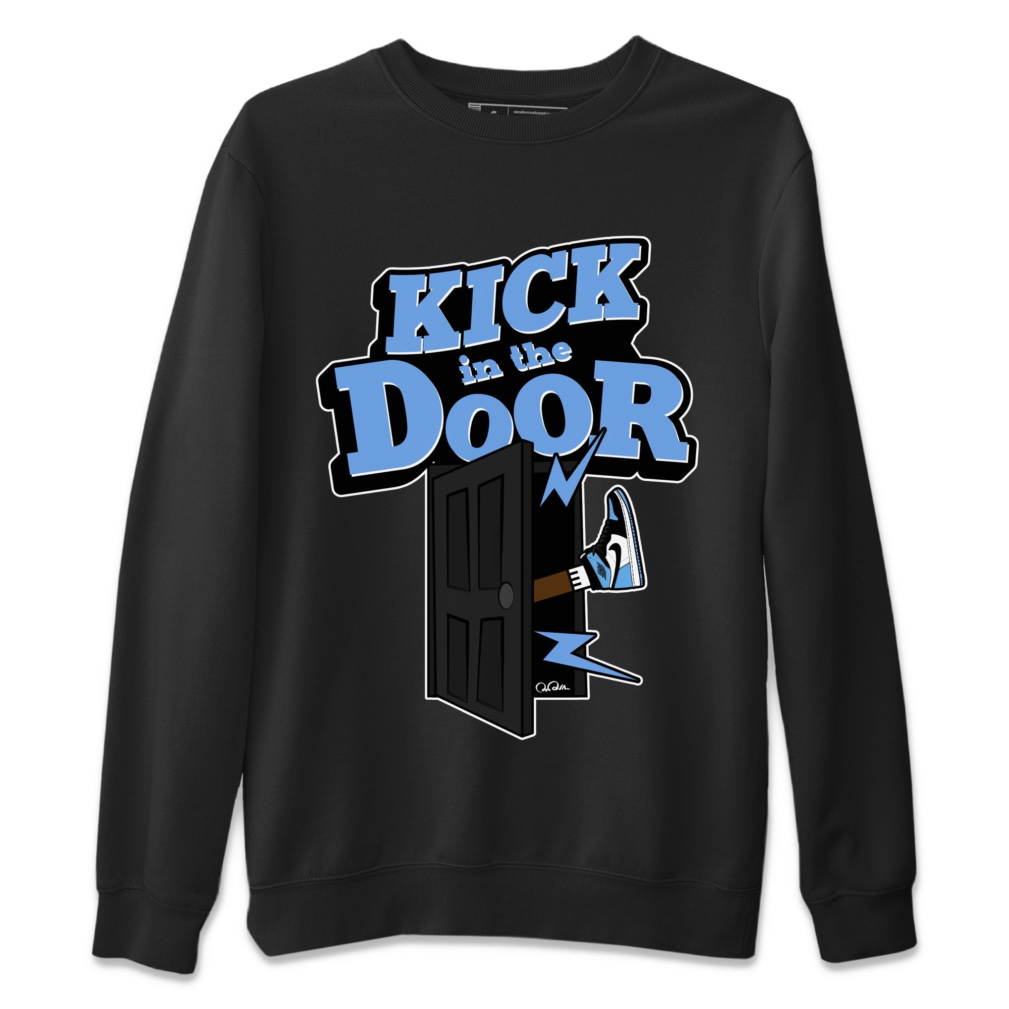Kick In The Door Unisex Tops - Air Jordan 1 UNC Toe