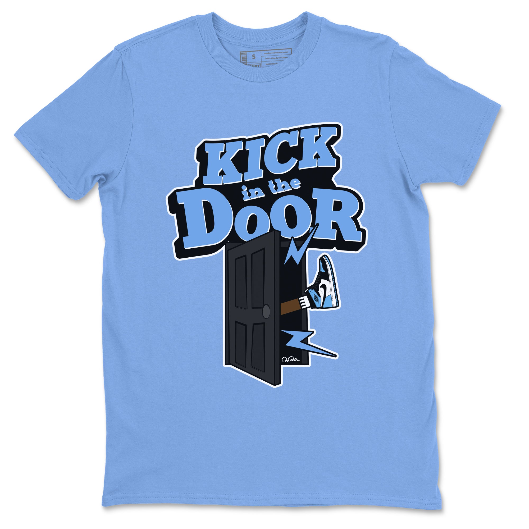 Kick In The Door Unisex Tops - Air Jordan 1 UNC Toe