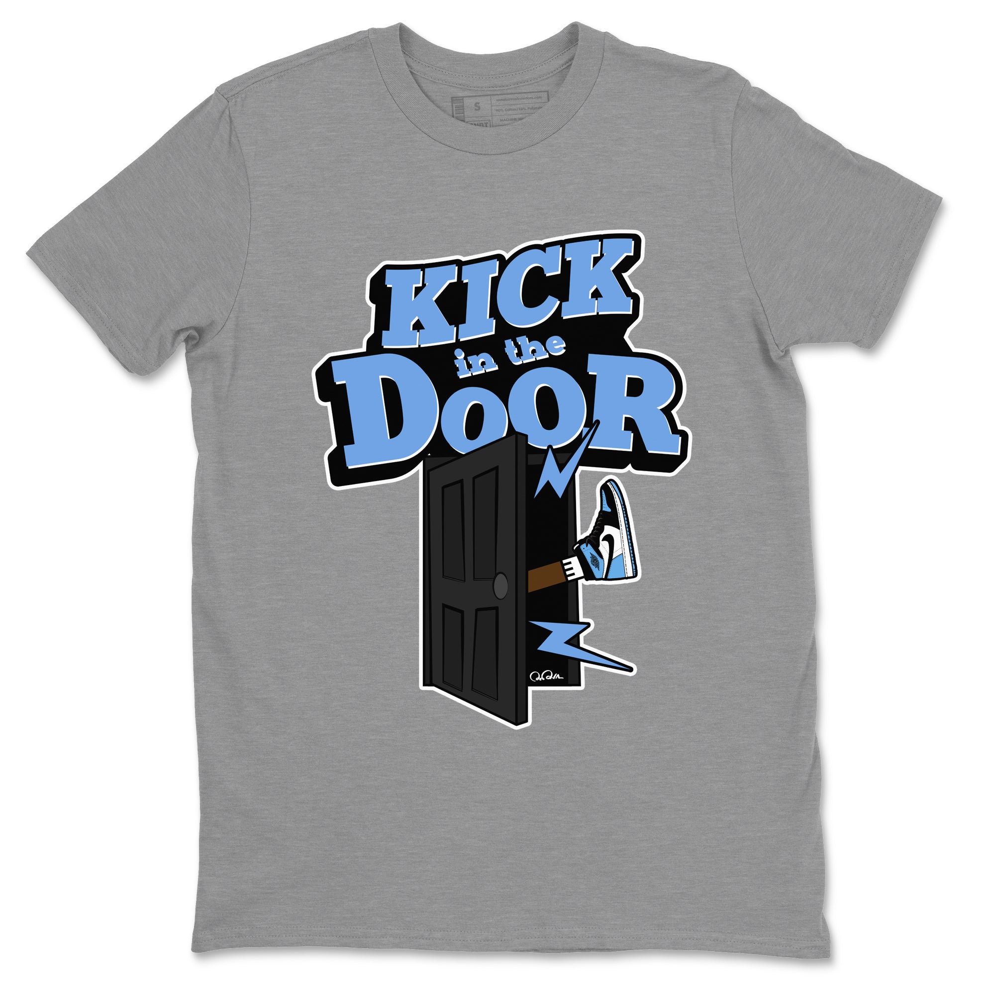 Kick In The Door Unisex Tops - Air Jordan 1 UNC Toe