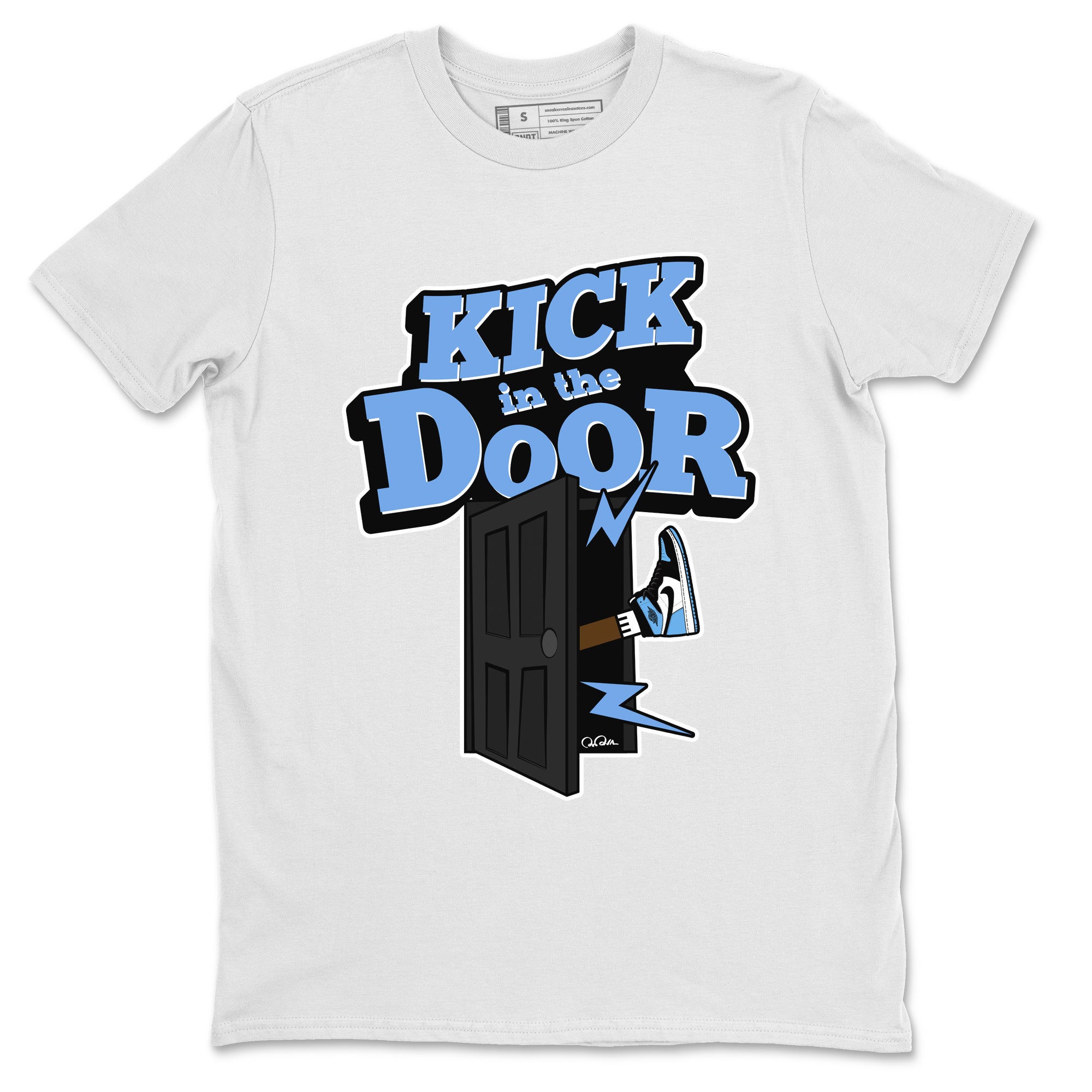 Kick In The Door Unisex Tops - Air Jordan 1 UNC Toe
