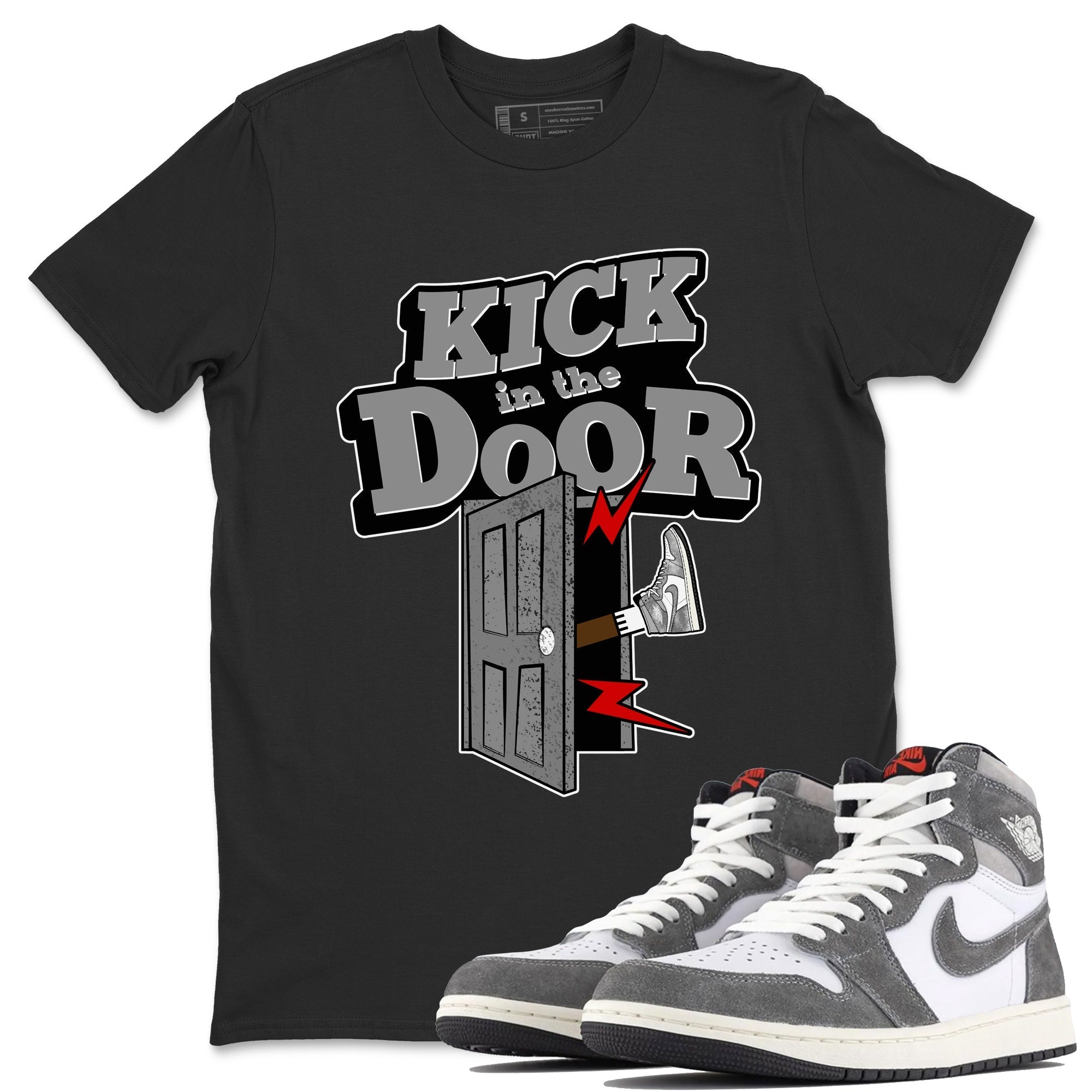Kick In The Door Unisex Tops - Air Jordan 1 Washed Heritage