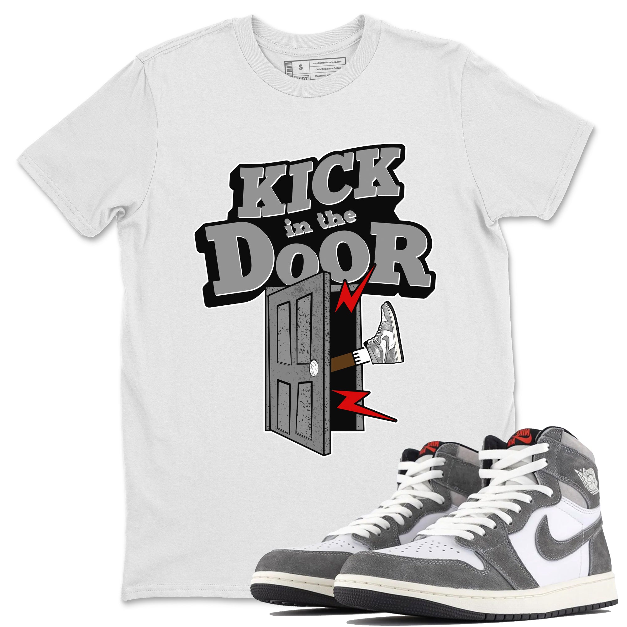 Kick In The Door Unisex Tops - Air Jordan 1 Washed Heritage