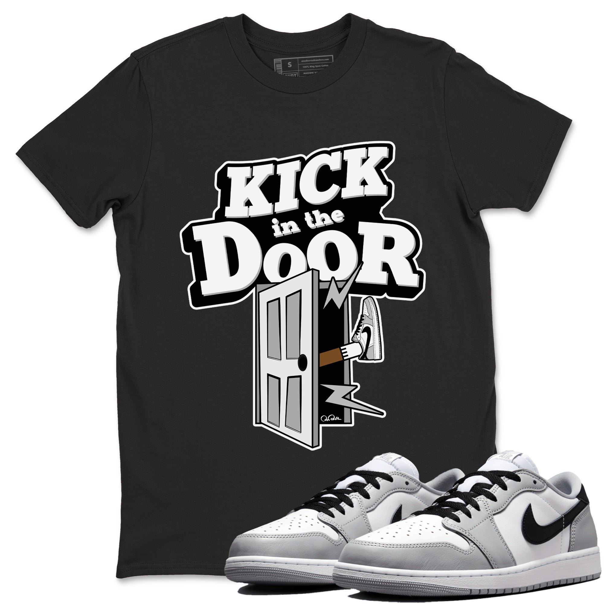 Kick In The Door snkmatch Tees - Air Jordan 1 Wolf Grey