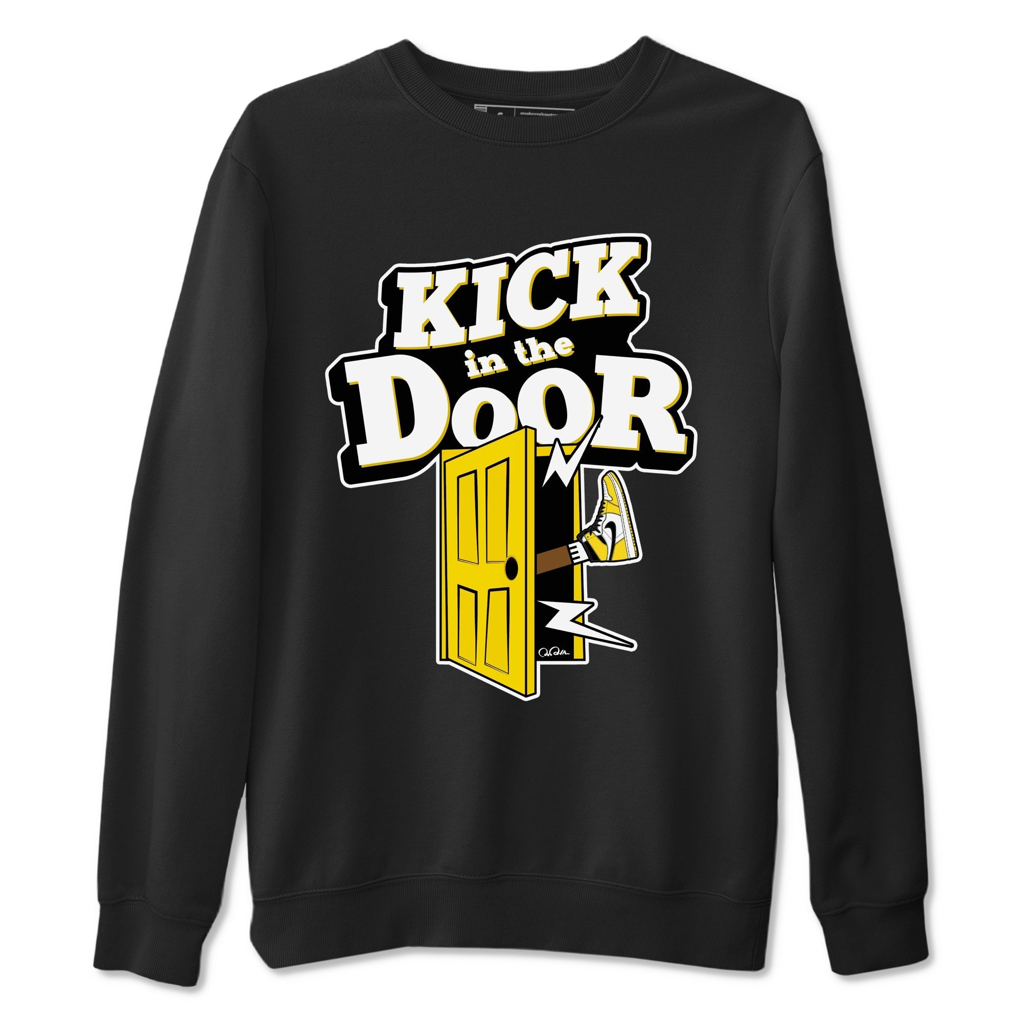 Kick In The Door snkmatch Tees - Air Jordan 1 Yellow Ochre