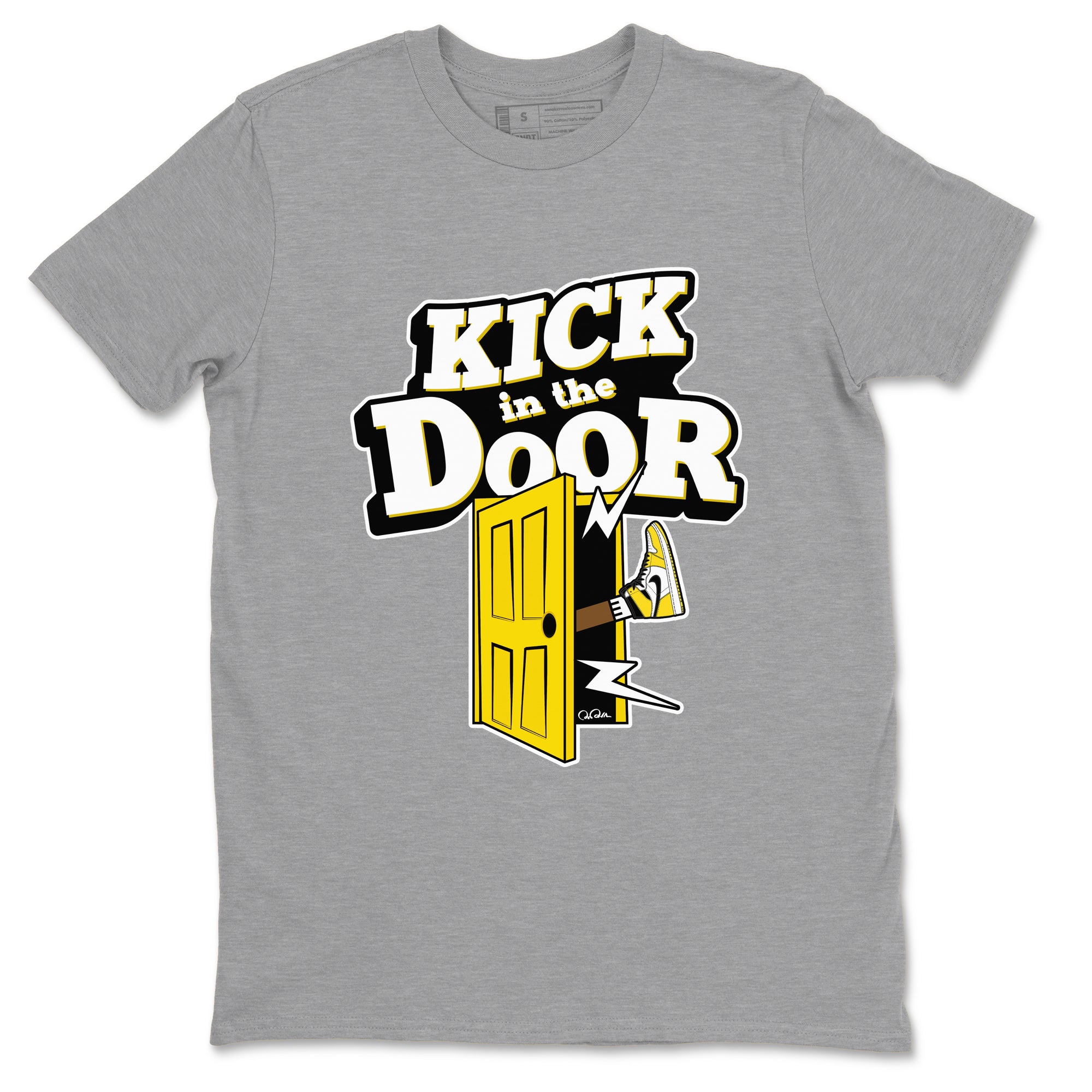 Kick In The Door snkmatch Tees - Air Jordan 1 Yellow Ochre