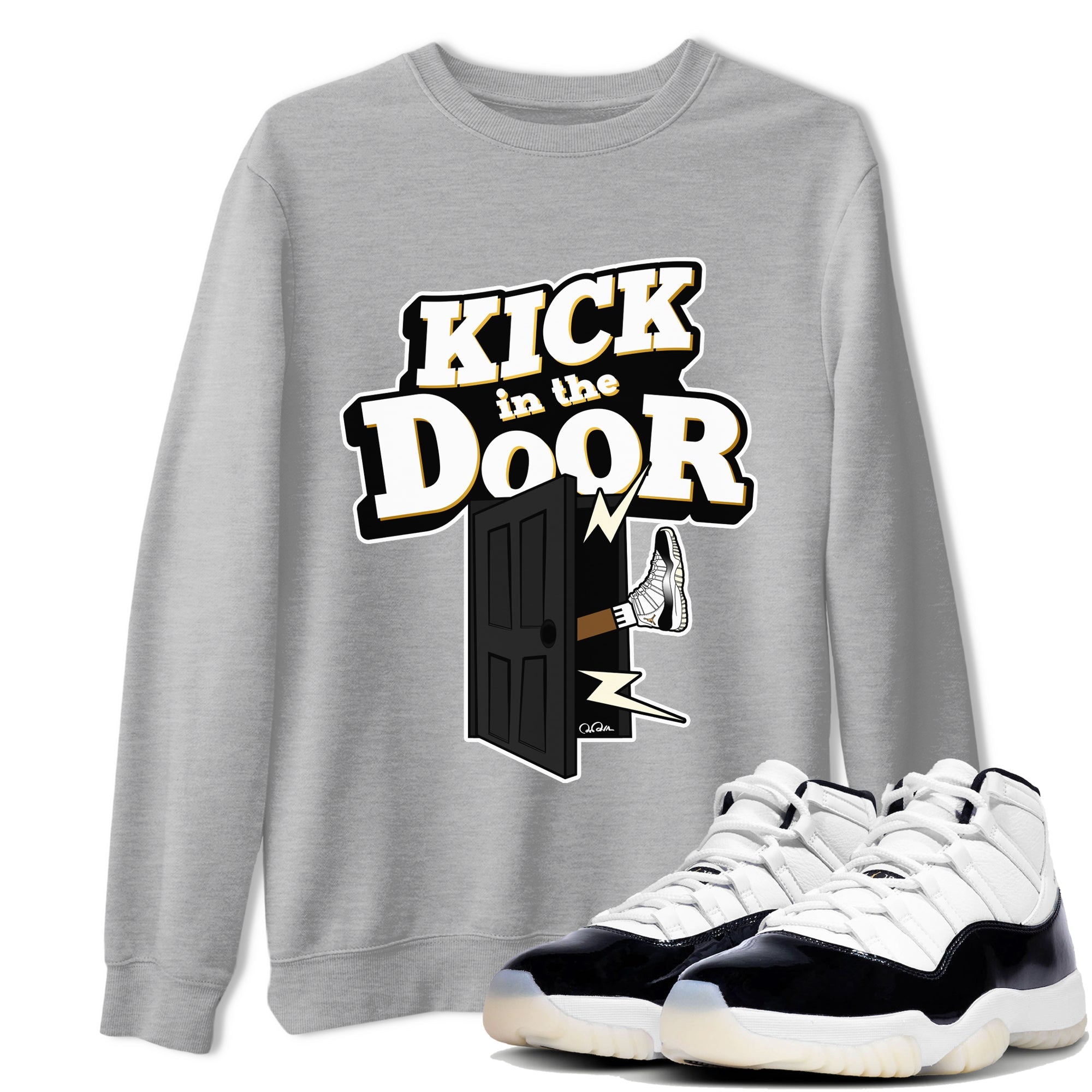 Kick In The Door snkmatch Tee - Air Jordan 11 Gratitude