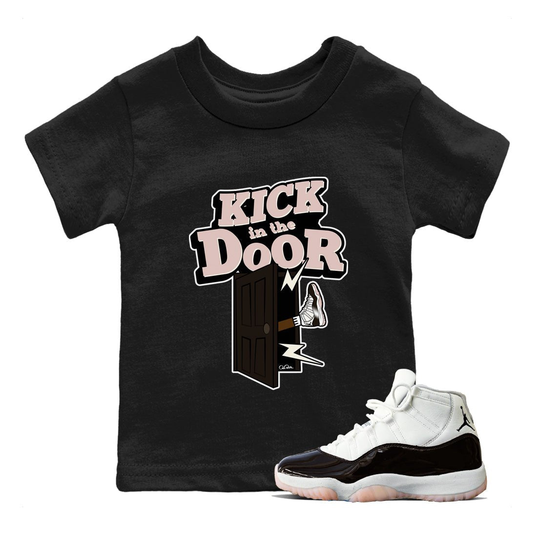 Kick In The Door snkmatch Tee Kids - Air Jordan 11 Neapolitan