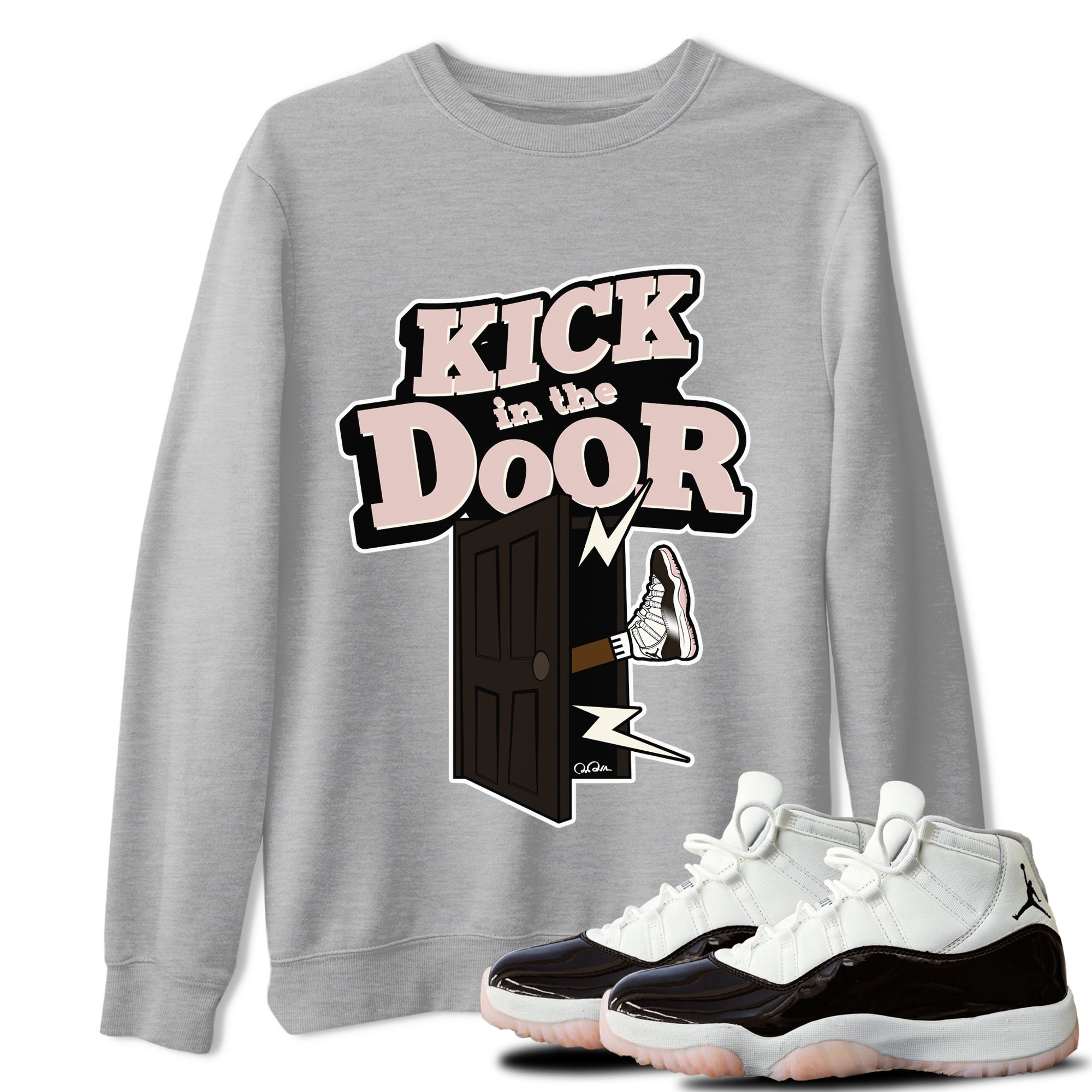 Kick In The Door snkmatch Tee - Air Jordan 11 Neapolitan