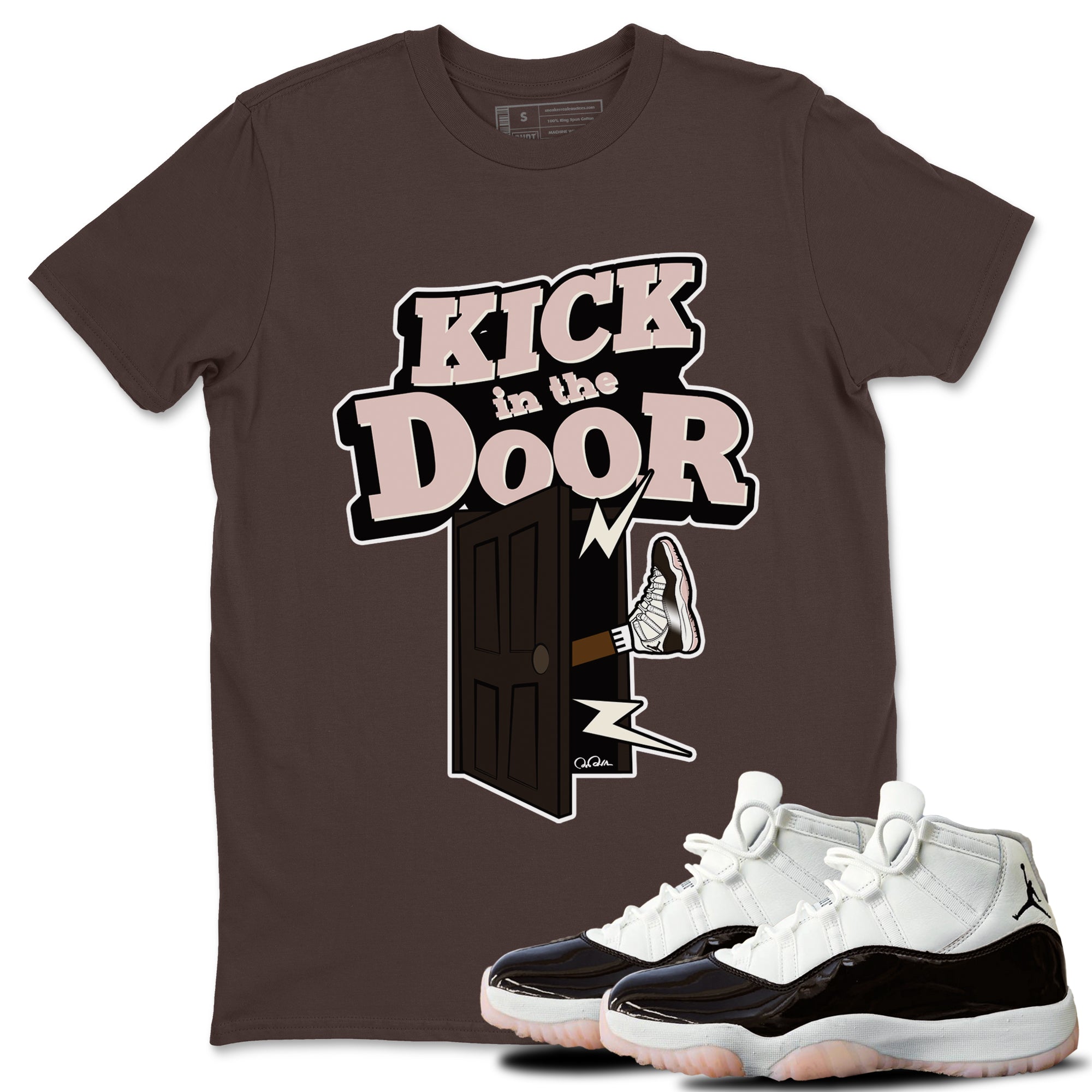 Kick In The Door snkmatch Tee - Air Jordan 11 Neapolitan