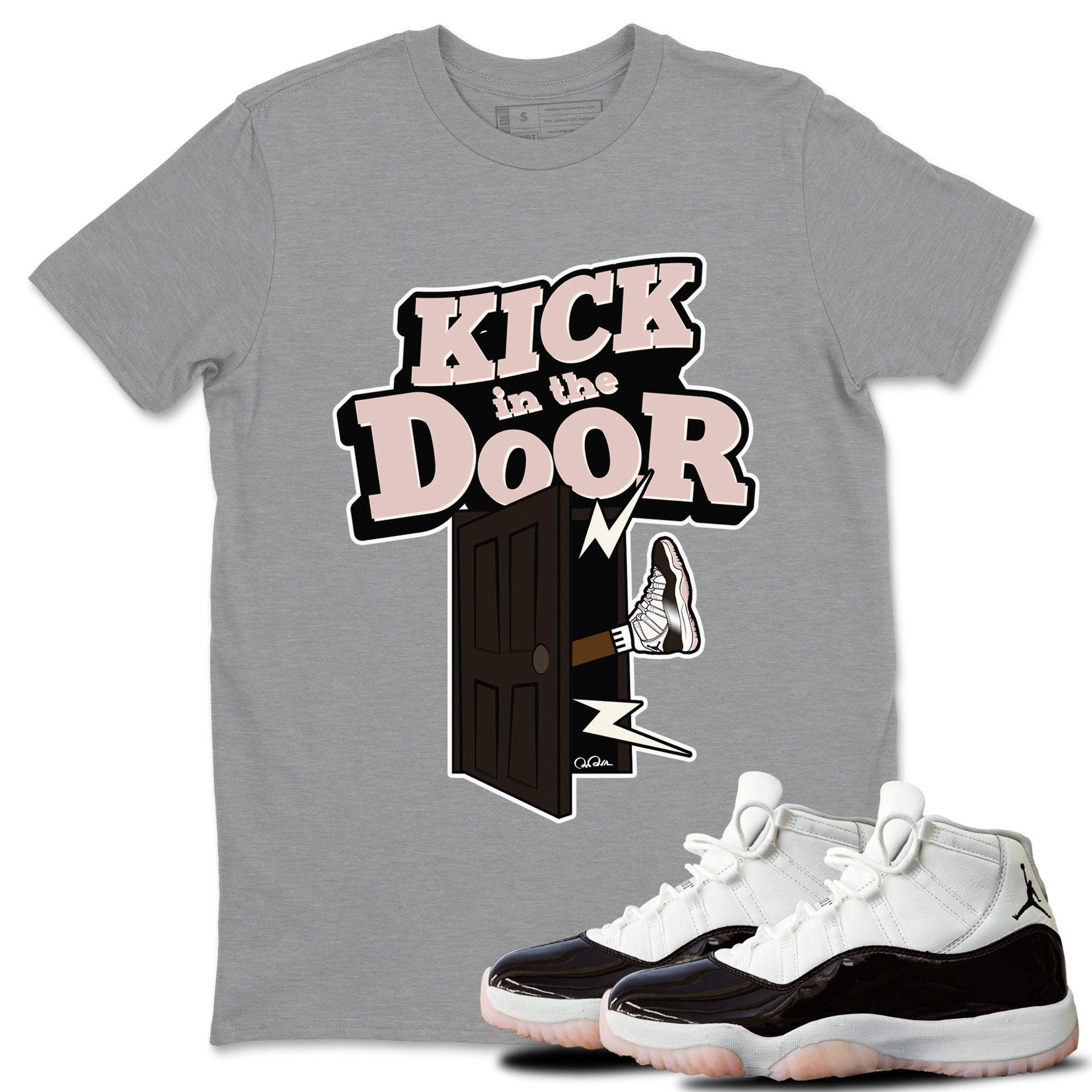 Kick In The Door snkmatch Tee - Air Jordan 11 Neapolitan