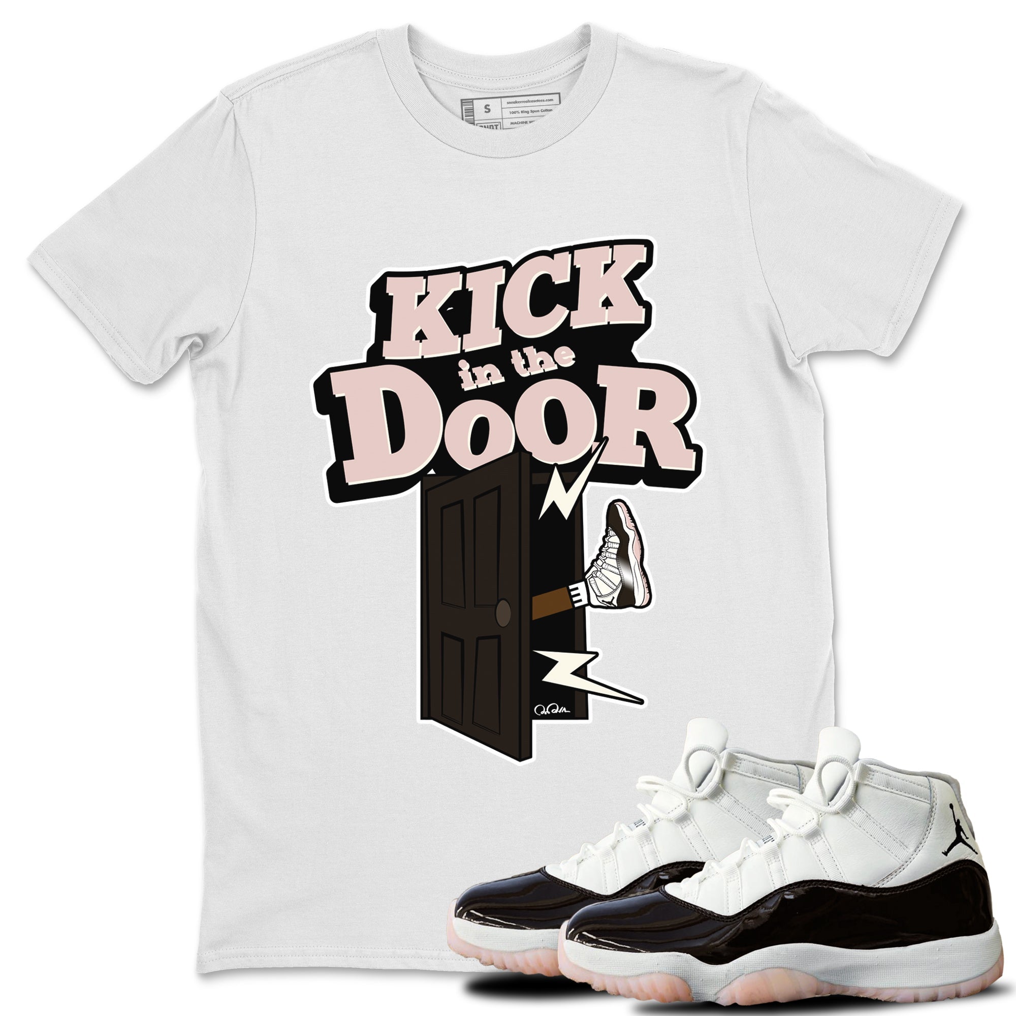 Kick In The Door snkmatch Tee - Air Jordan 11 Neapolitan