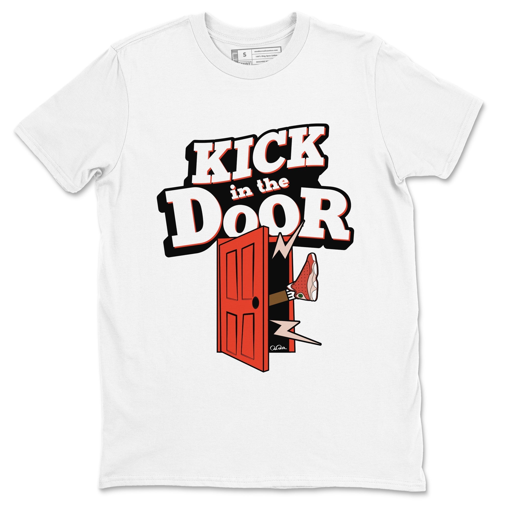 Kick In The Door snkmatch Tees - Air Jordan 13 Dune Red