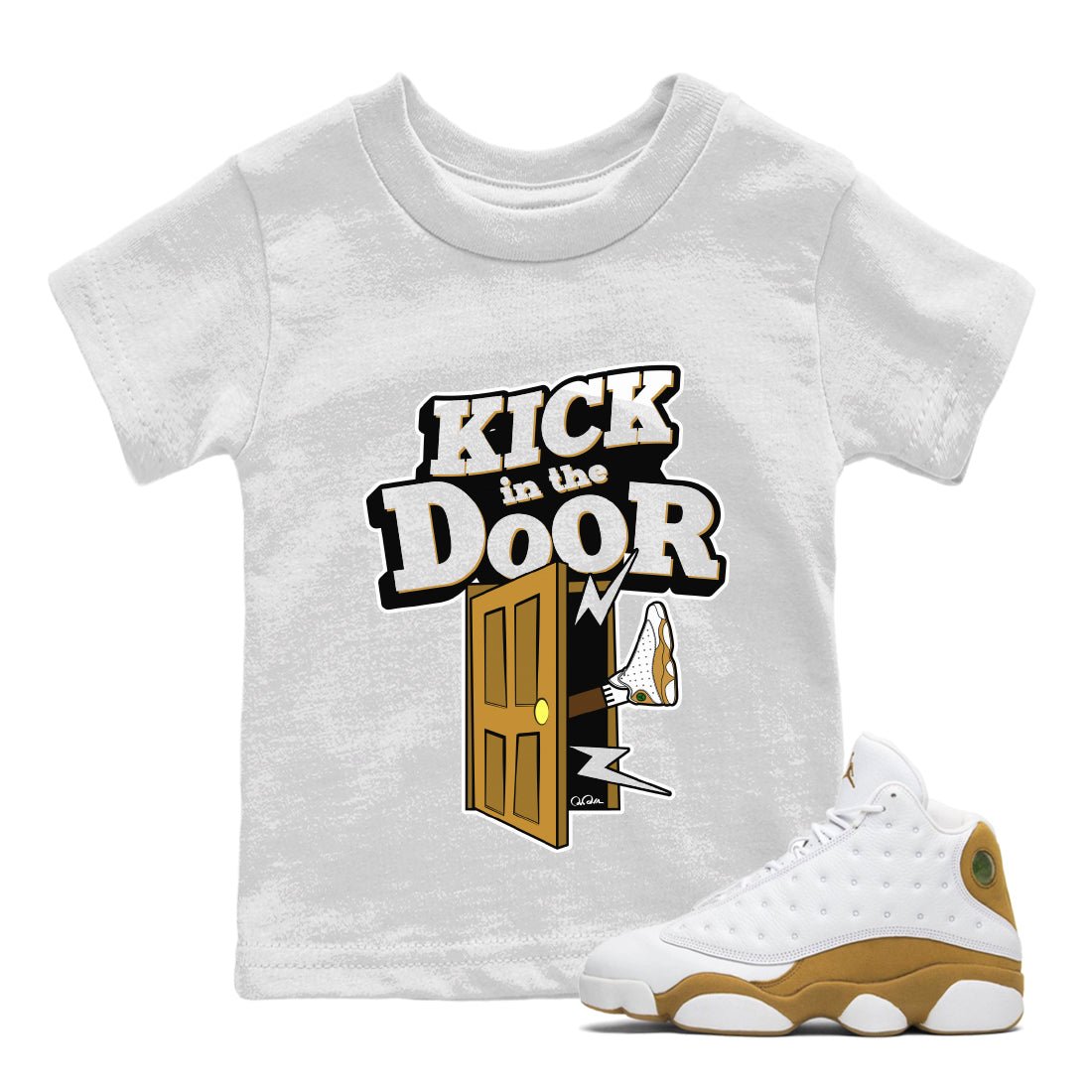 Kick In The Door Kids Tops - Air Jordan 13 Wheat