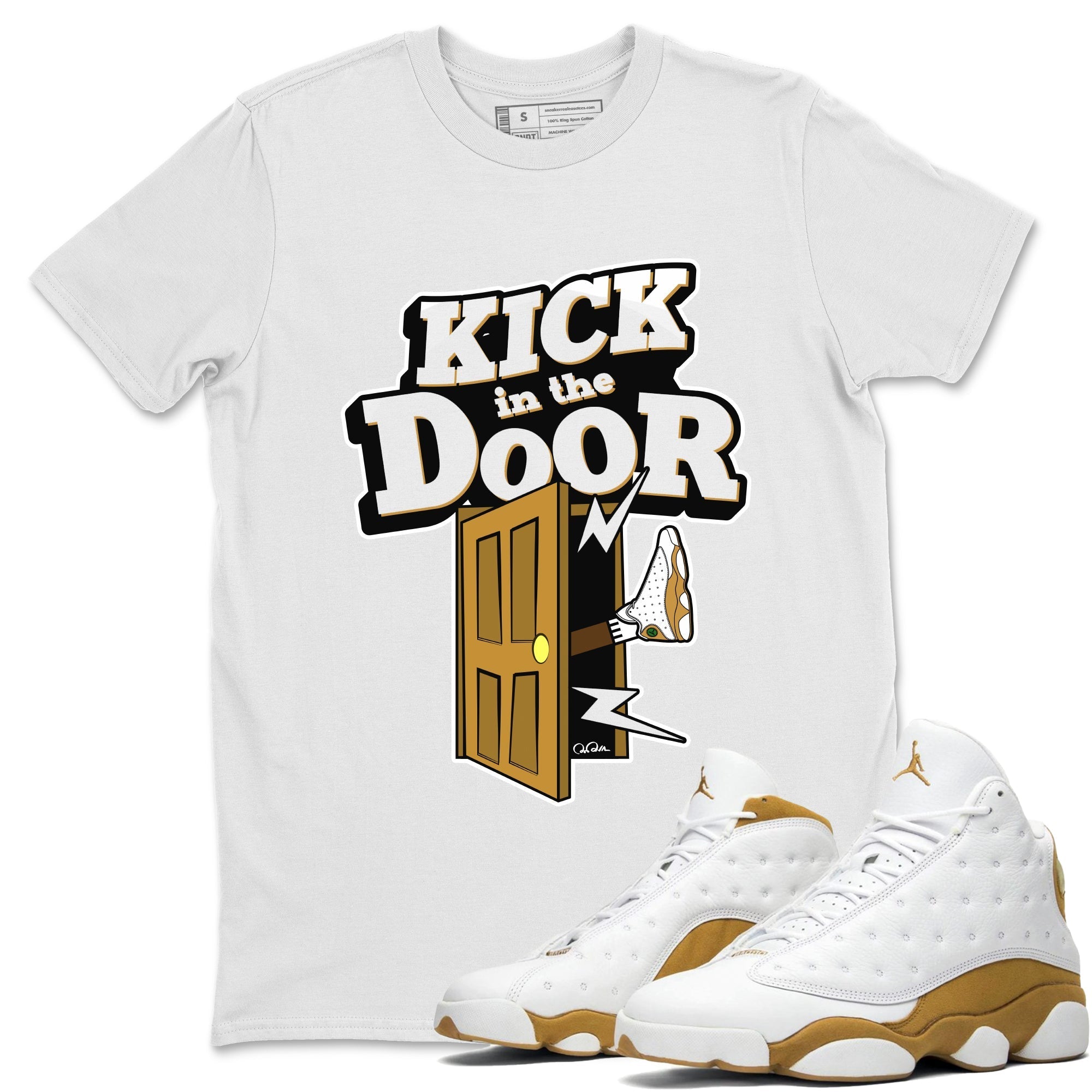 Kick In The Door Unisex Tops - Air Jordan 13 Wheat