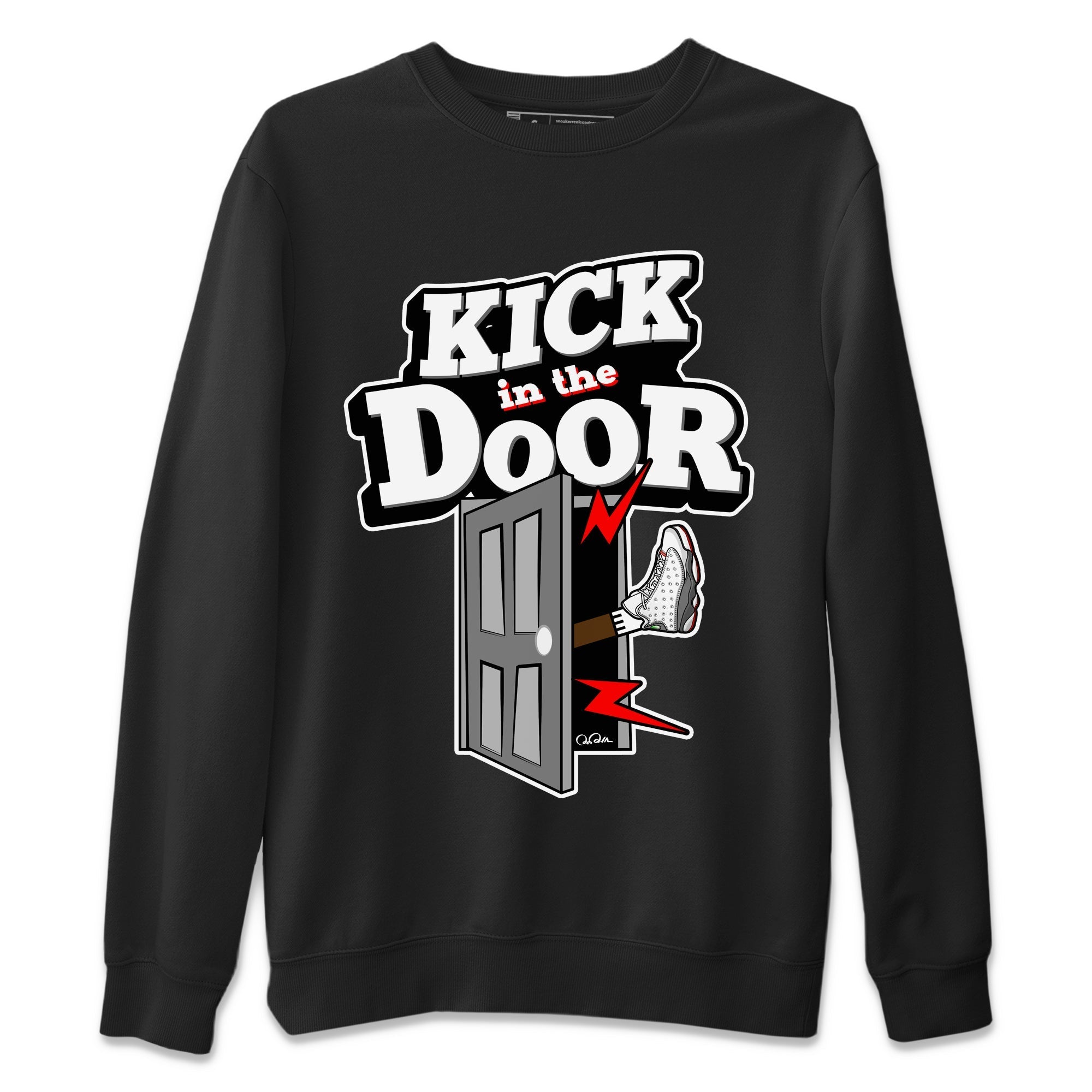 Kick In The Door Unisex Tops - Air Jordan 13 Wolf Grey