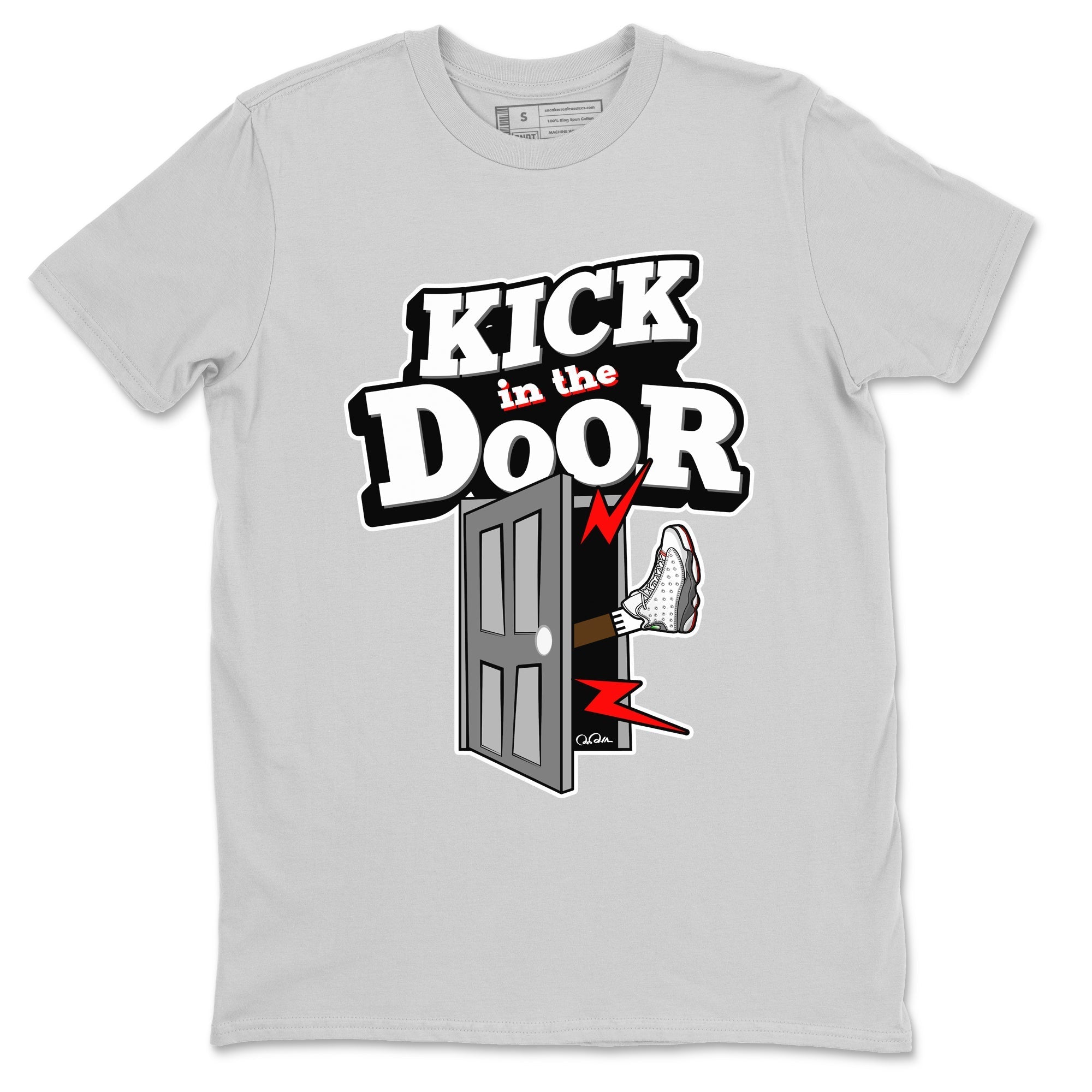 Kick In The Door Unisex Tops - Air Jordan 13 Wolf Grey