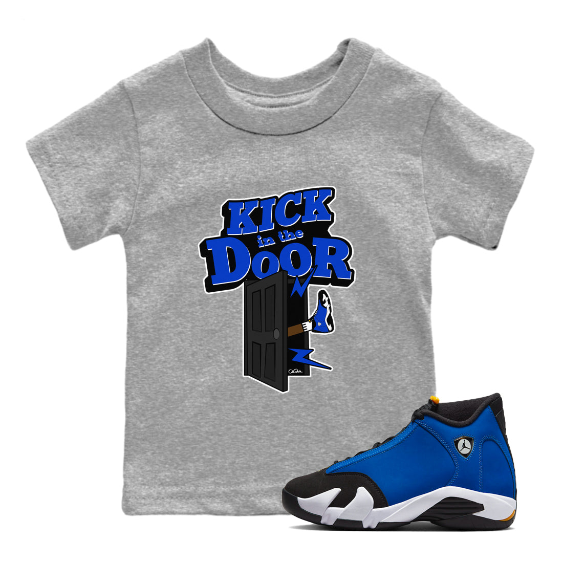 Kick In The Door Kids Tops - Air Jordan 14 Laney