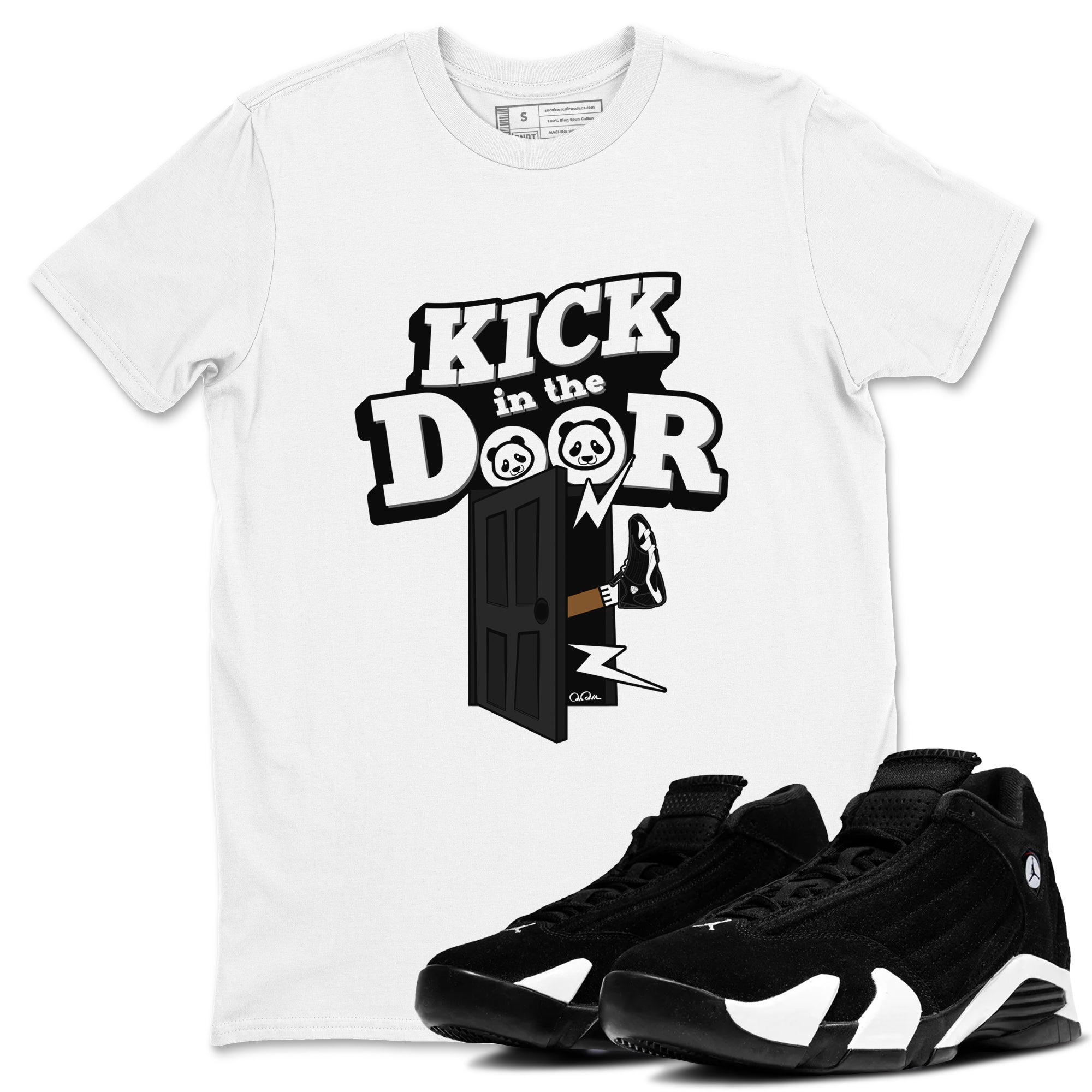 Kick In The Door snkmatch Tee - Air Jordan 14 Panda