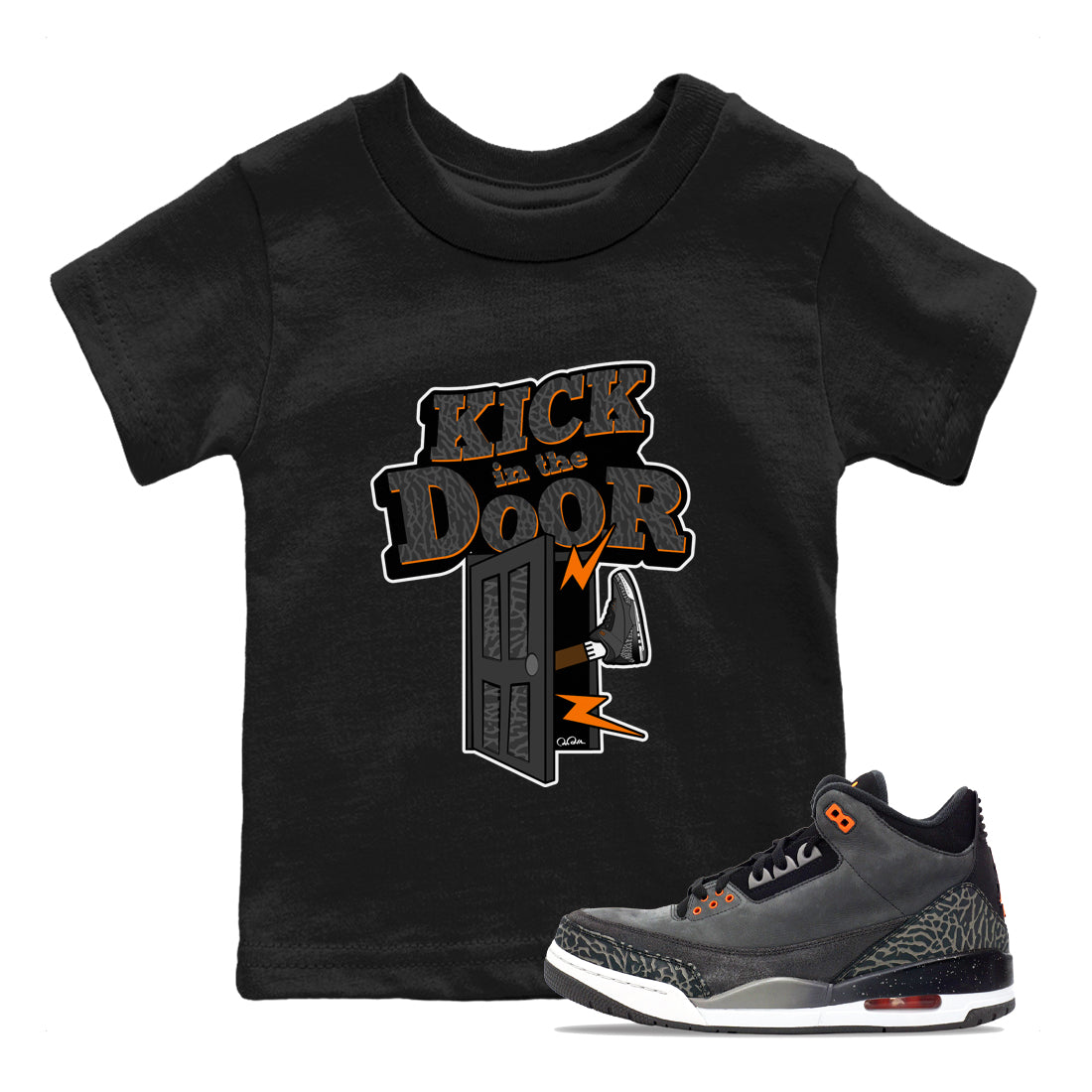 Kick In The Door snkmatch Tee Kids - Air Jordan 3 Fear