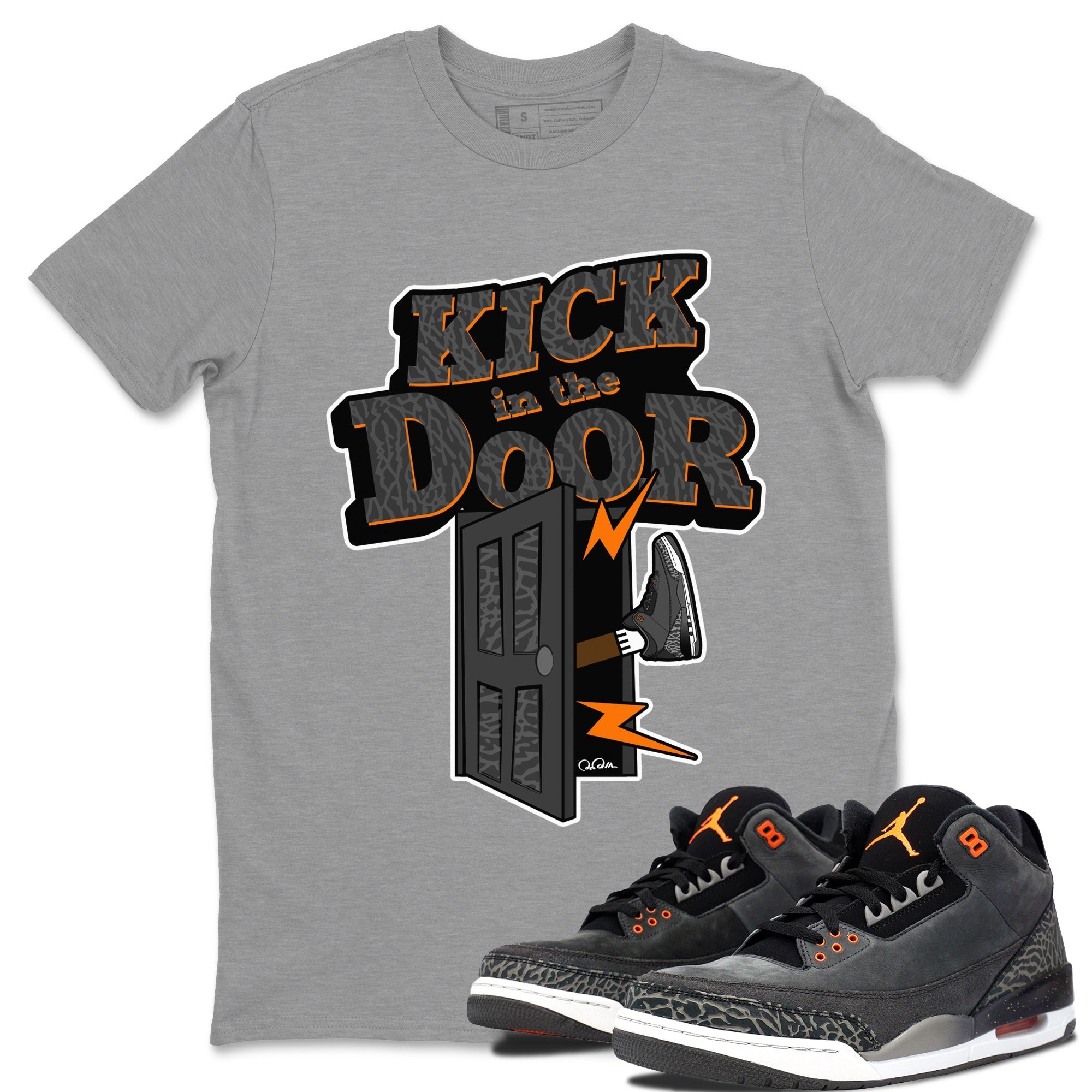 Kick In The Door snkmatch Tee - Air Jordan 3 Fear