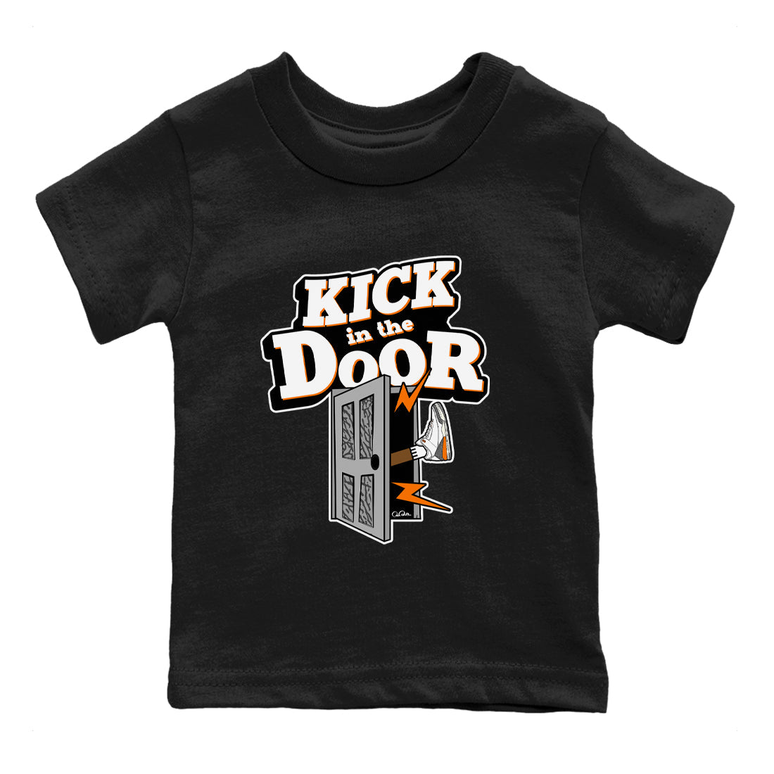 Kick In The Door snkmatch Tees Kids - Air Jordan 3 Georgia Peach