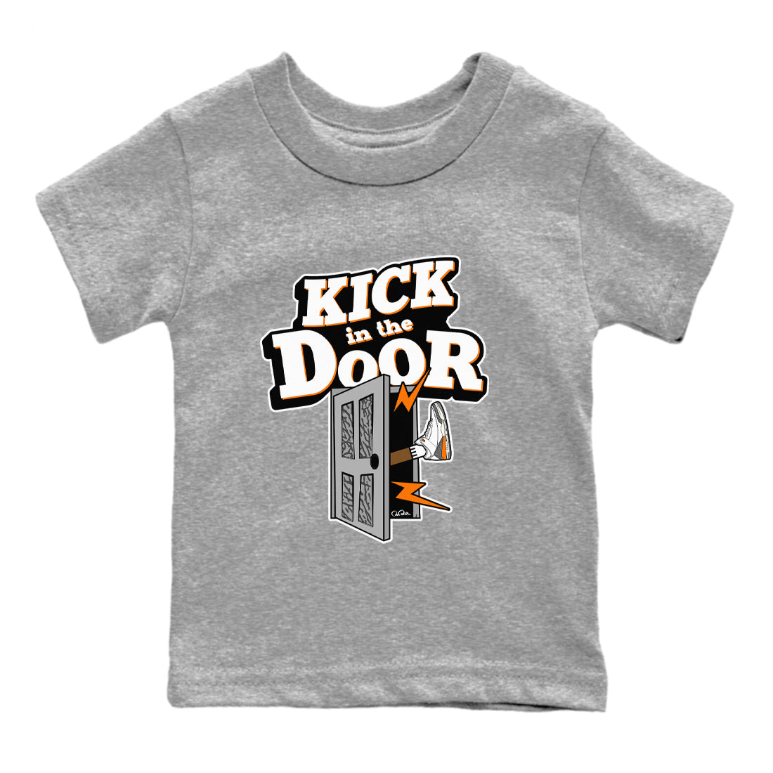 Kick In The Door snkmatch Tees Kids - Air Jordan 3 Georgia Peach
