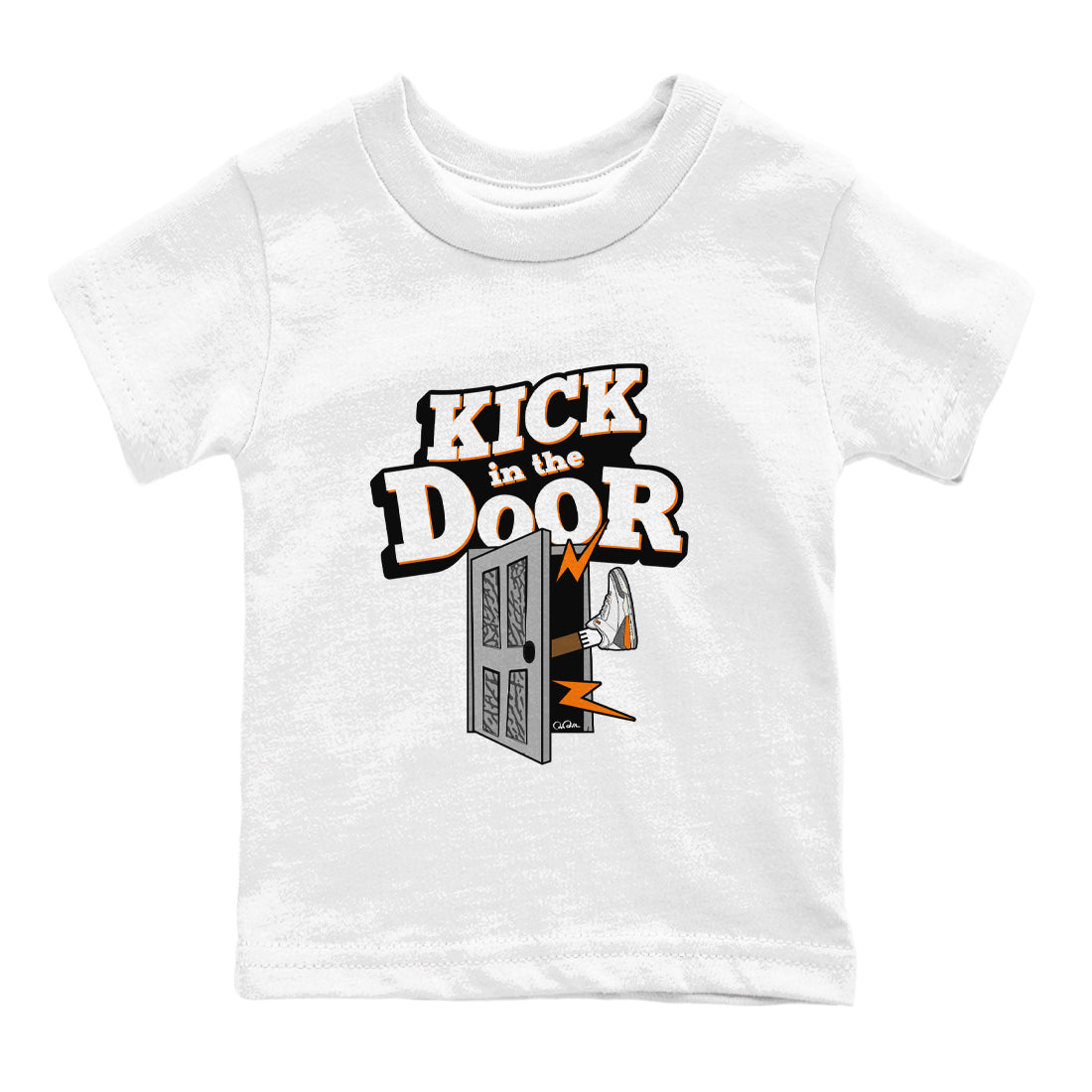 Kick In The Door snkmatch Tees Kids - Air Jordan 3 Georgia Peach