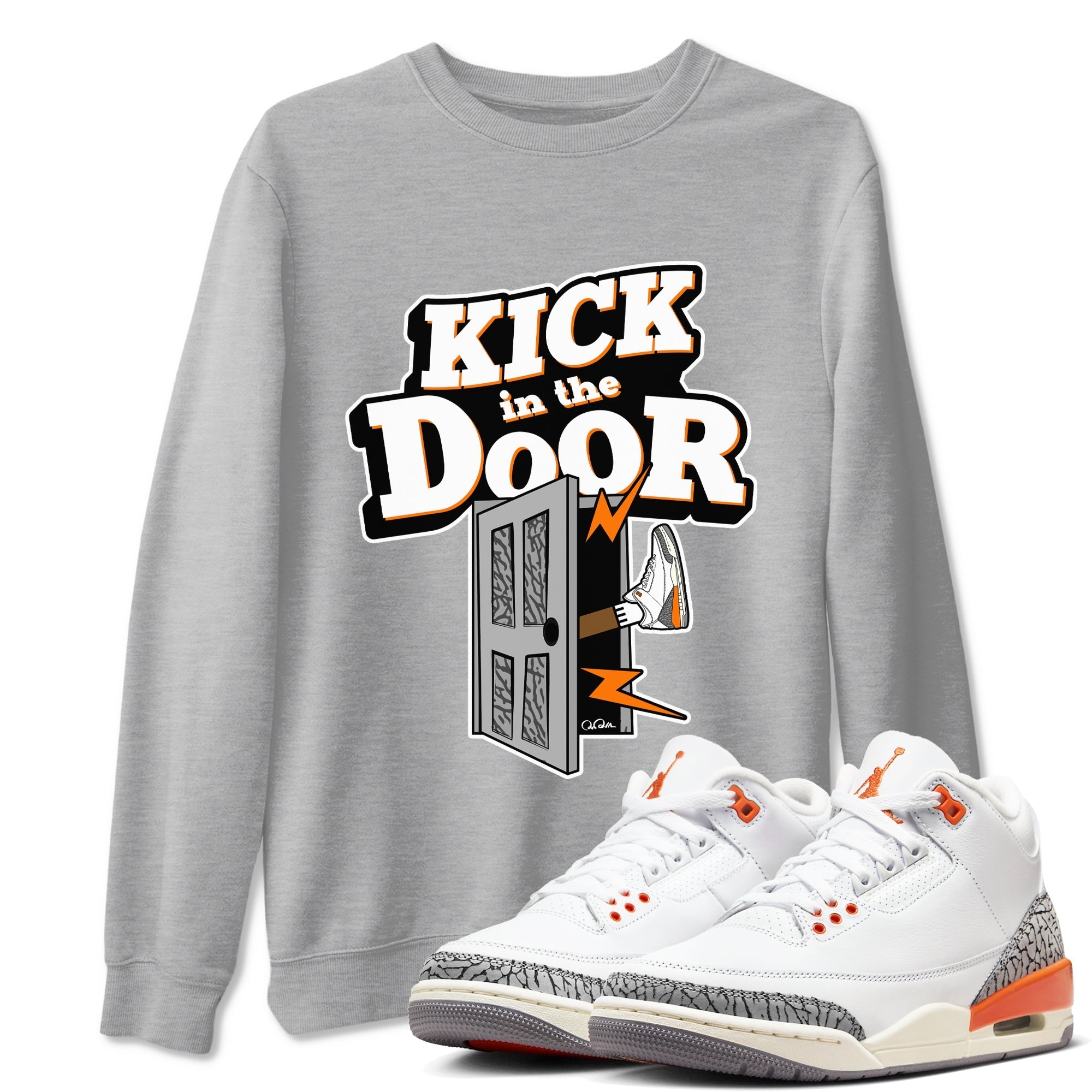 Kick In The Door snkmatch Tees - Air Jordan 3 Georgia Peach