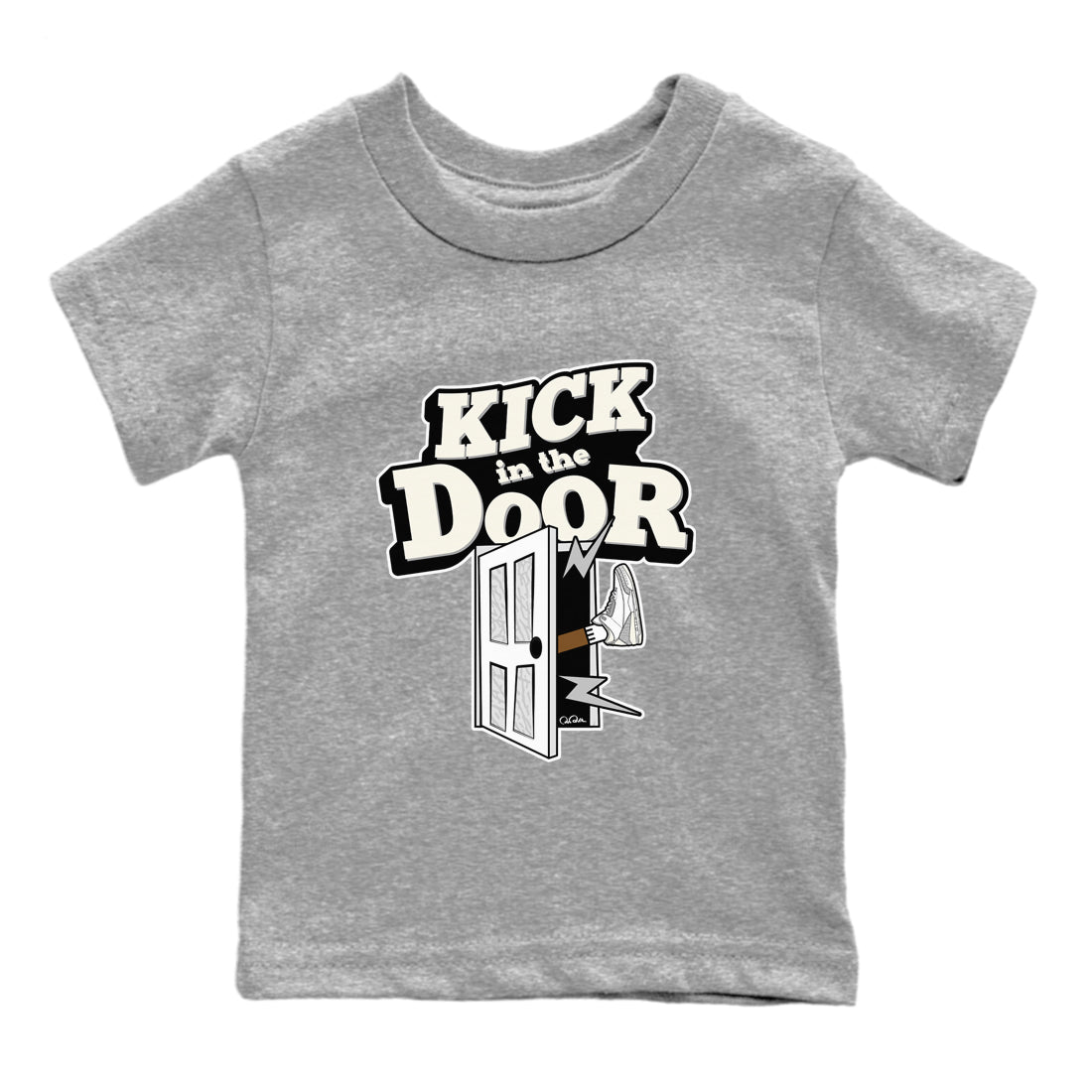 Kick In The Door snkmatch Tees Kids - Air Jordan 3 Ivory