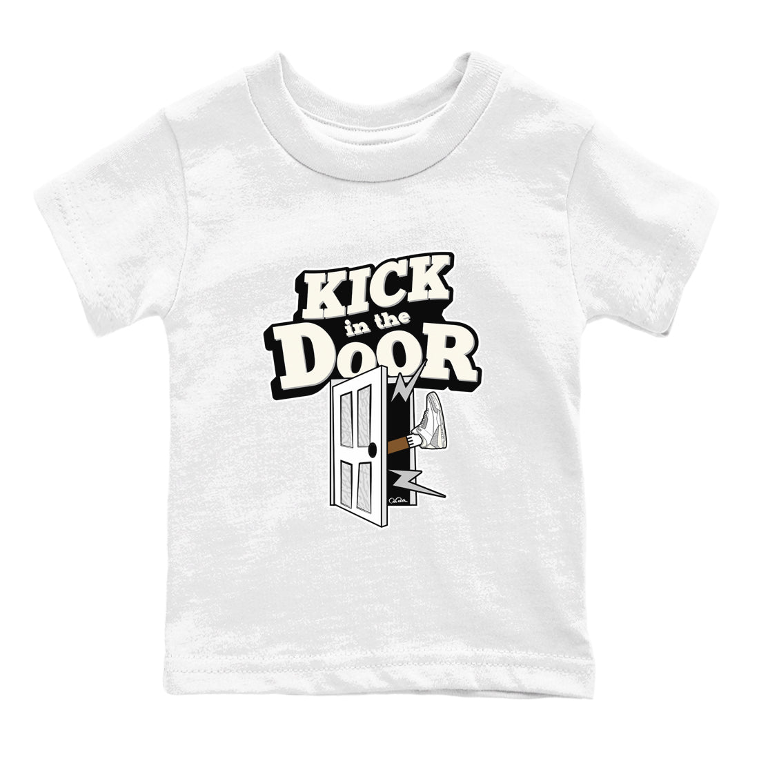Kick In The Door snkmatch Tees Kids - Air Jordan 3 Ivory