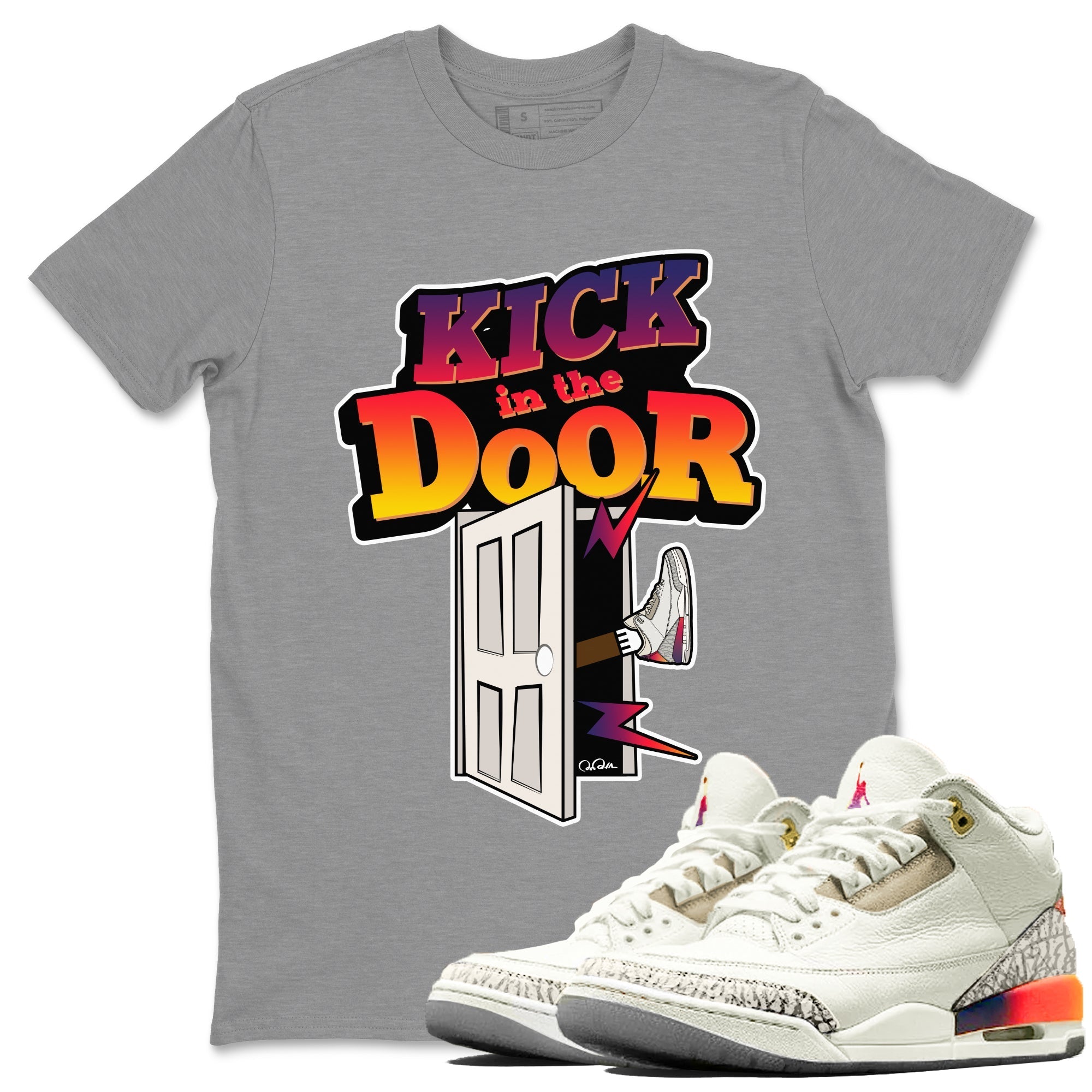 Kick In The Door snkmatch Tee - Air Jordan 3 J Balvin