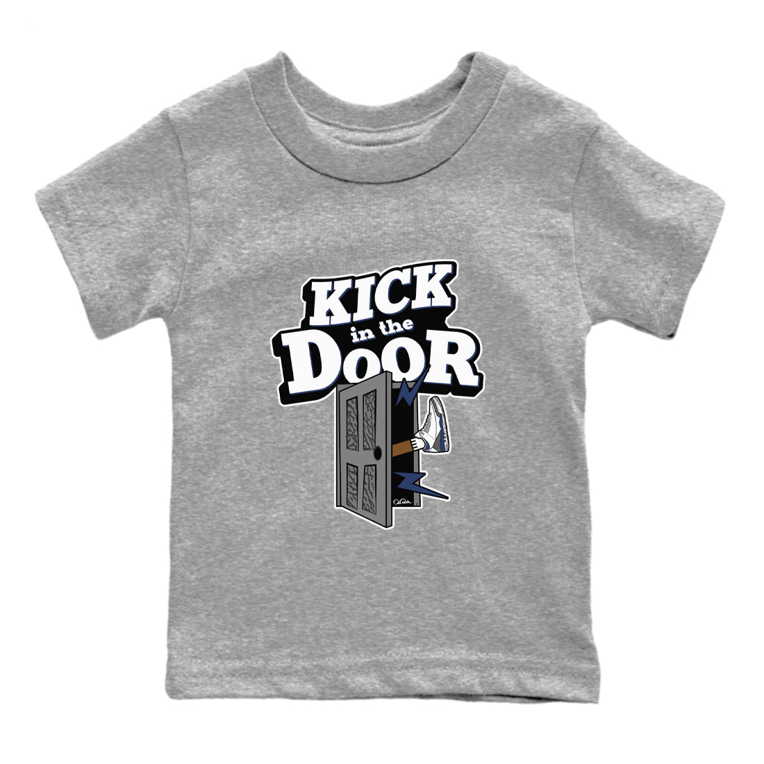 Kick In The Door snkmatch Tees Kids - Air Jordan 3 Midnight Navy 2023