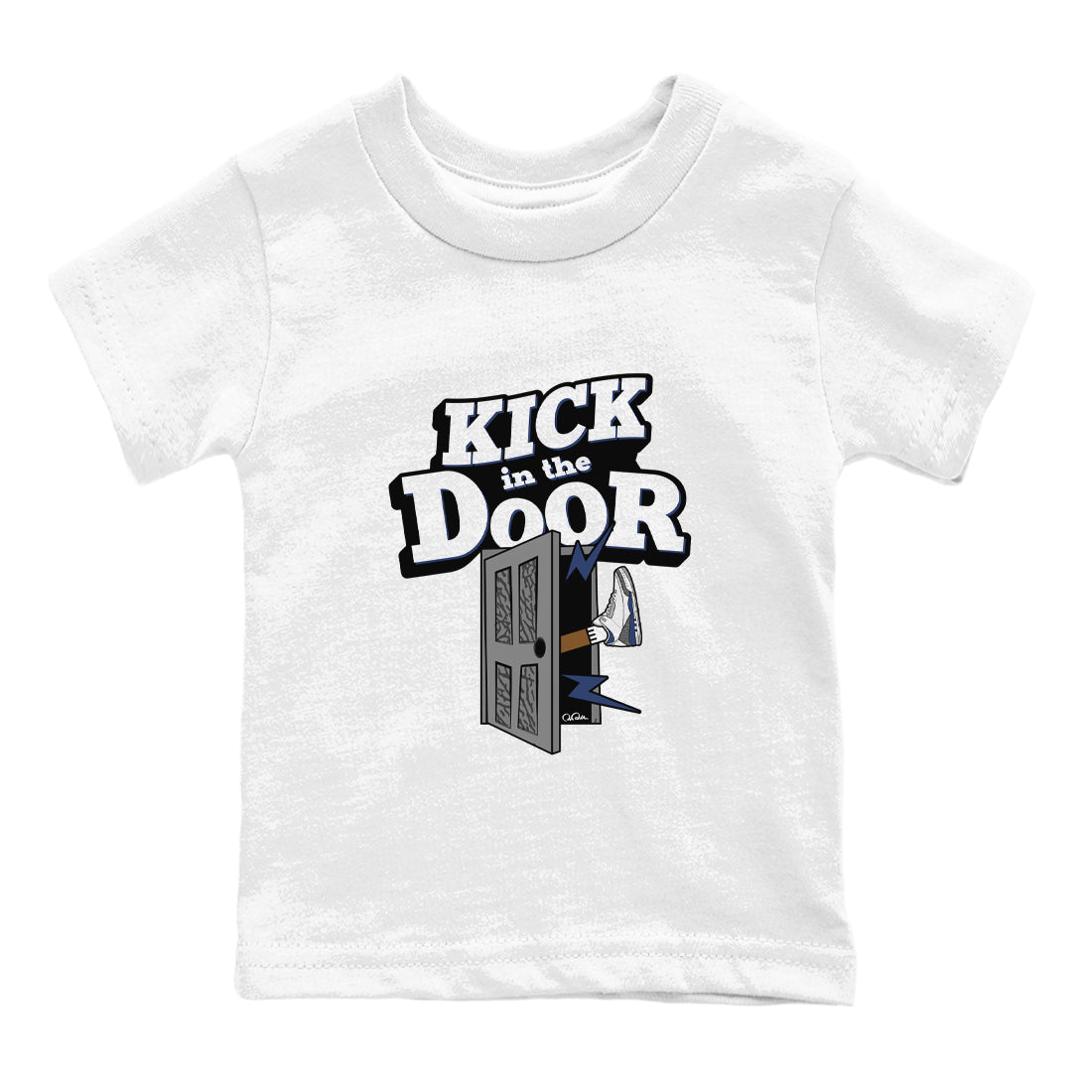 Kick In The Door snkmatch Tees Kids - Air Jordan 3 Midnight Navy 2023