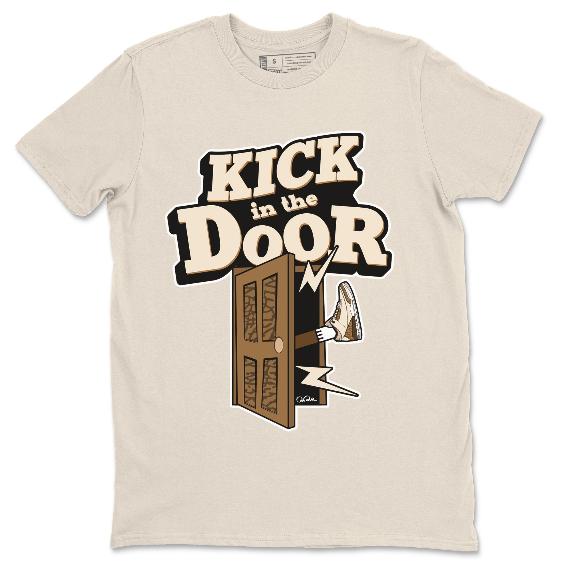 Kick In The Door Unisex Tops - Air Jordan 3 Palomino