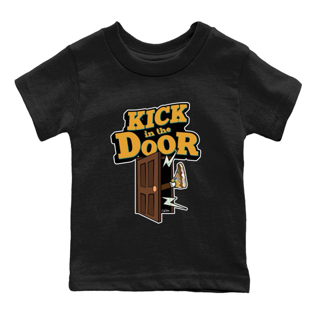 Kick In The Door snkmatch Tee Kids - Air Jordan 4 Cacao Wow
