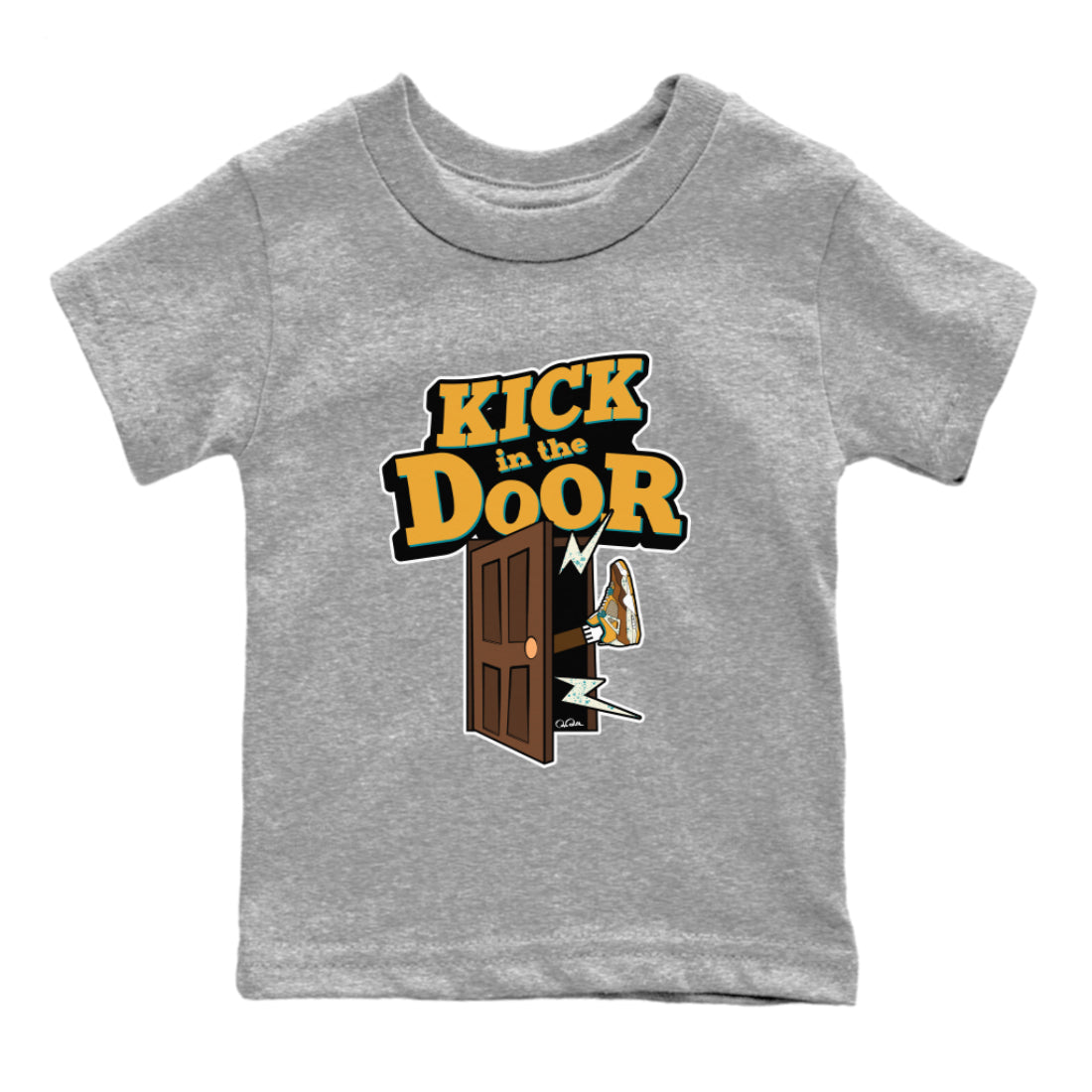 Kick In The Door snkmatch Tee Kids - Air Jordan 4 Cacao Wow